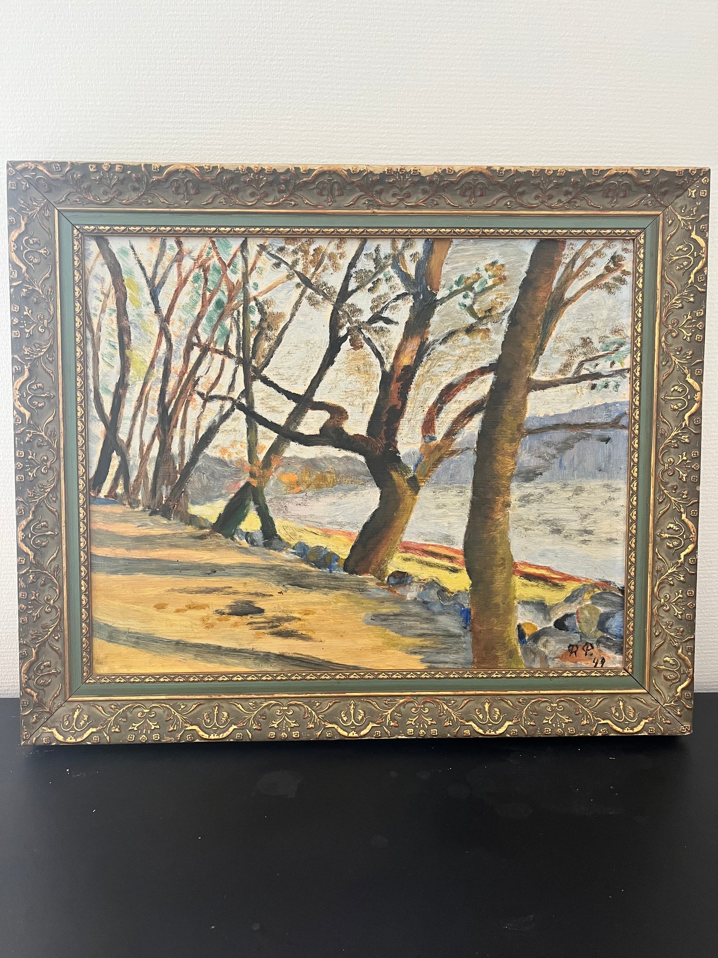 “Whispers of Early Spring” – Swedish Vintage Landscape Painting