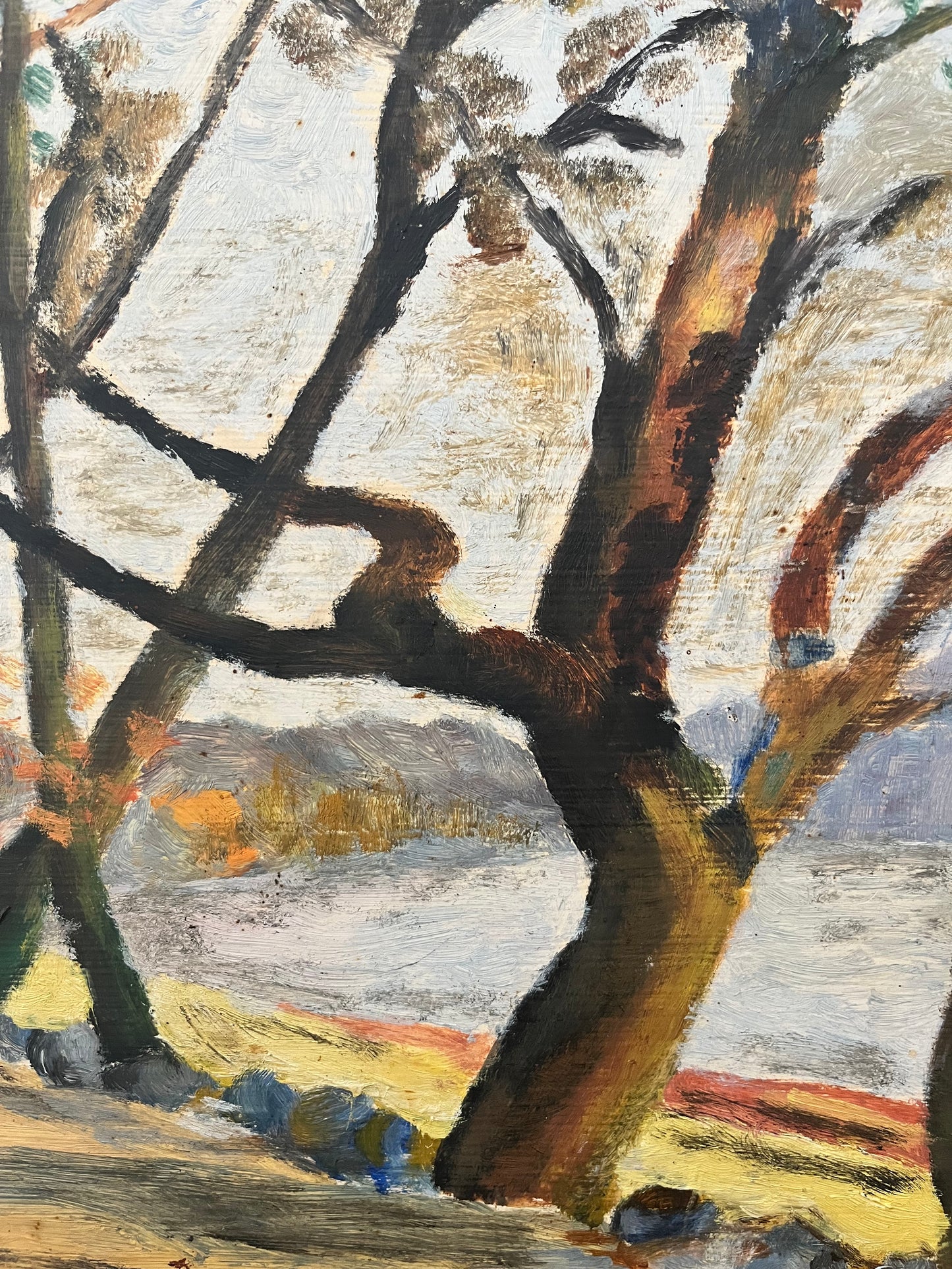 “Whispers of Early Spring” – Swedish Vintage Landscape Painting