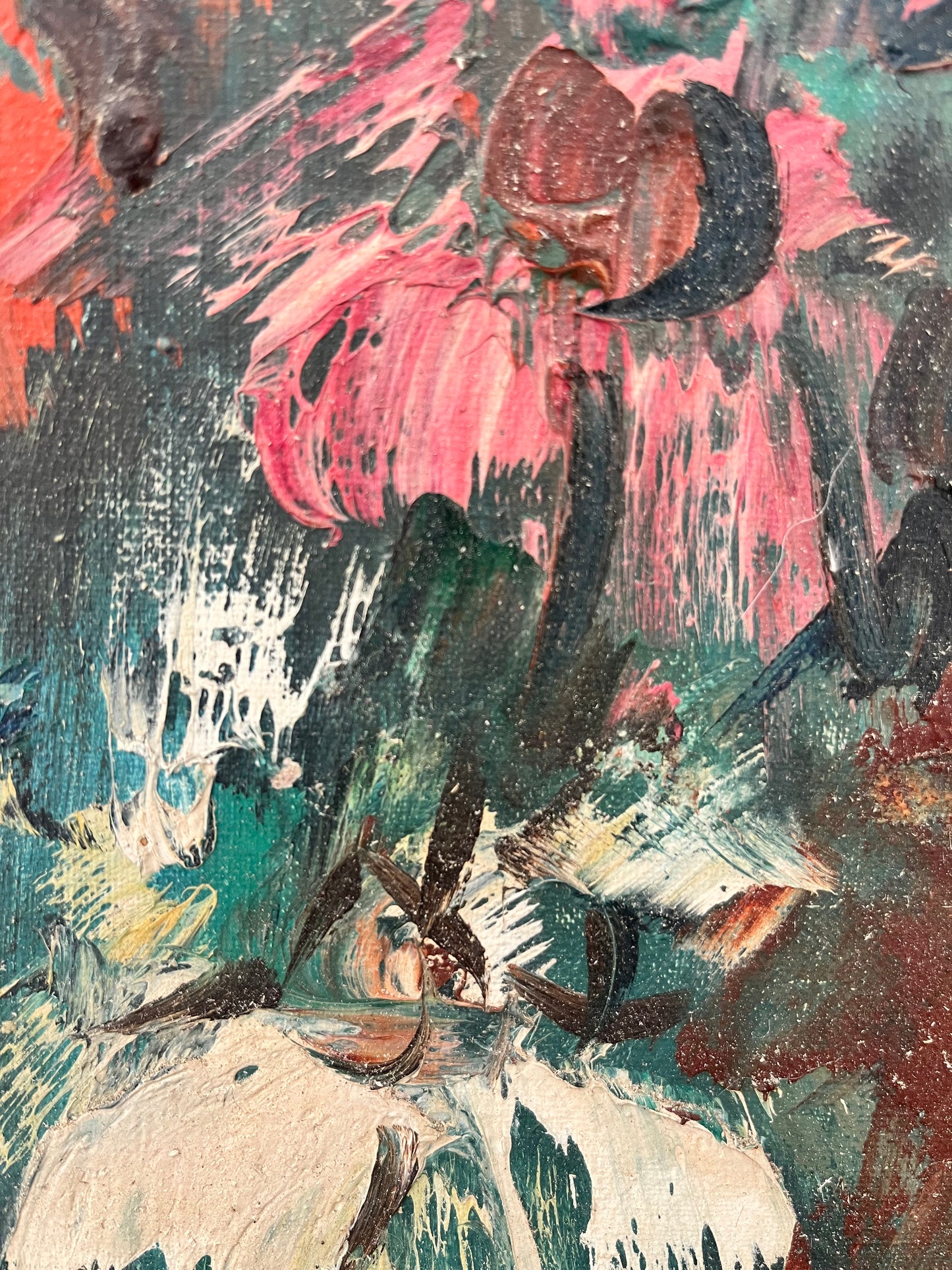 “Wild Bouquet” – Vintage Floral Still Life Painting