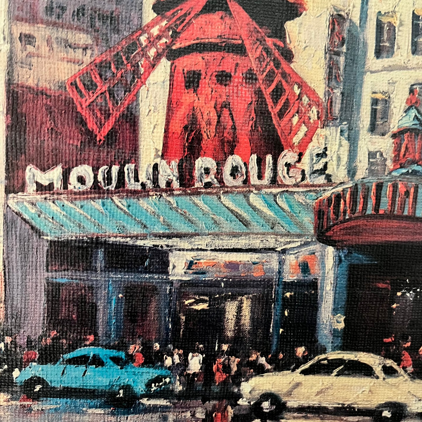 “Montmartre Glow” – Framed Oil Painting