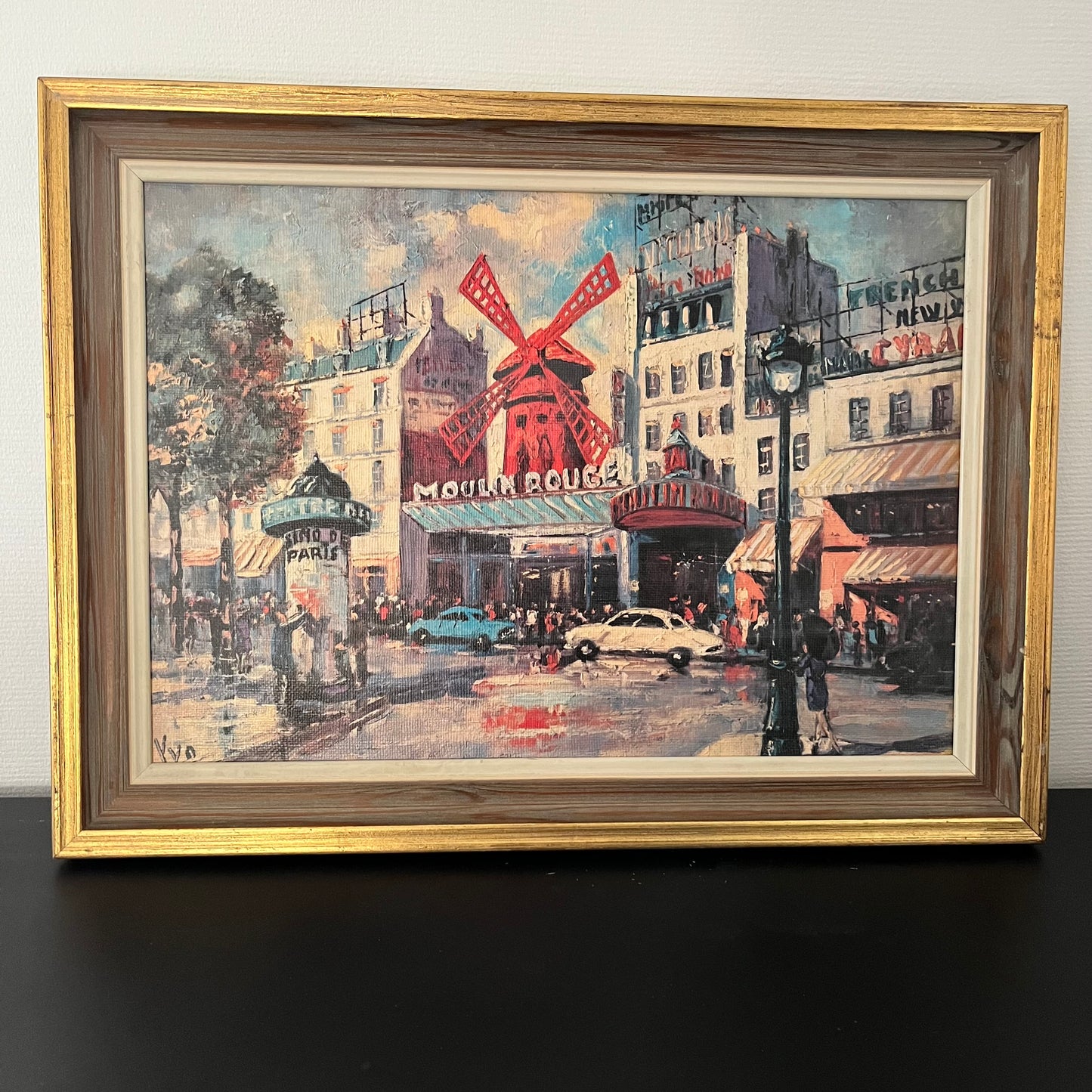 “Montmartre Glow” – Framed Oil Painting