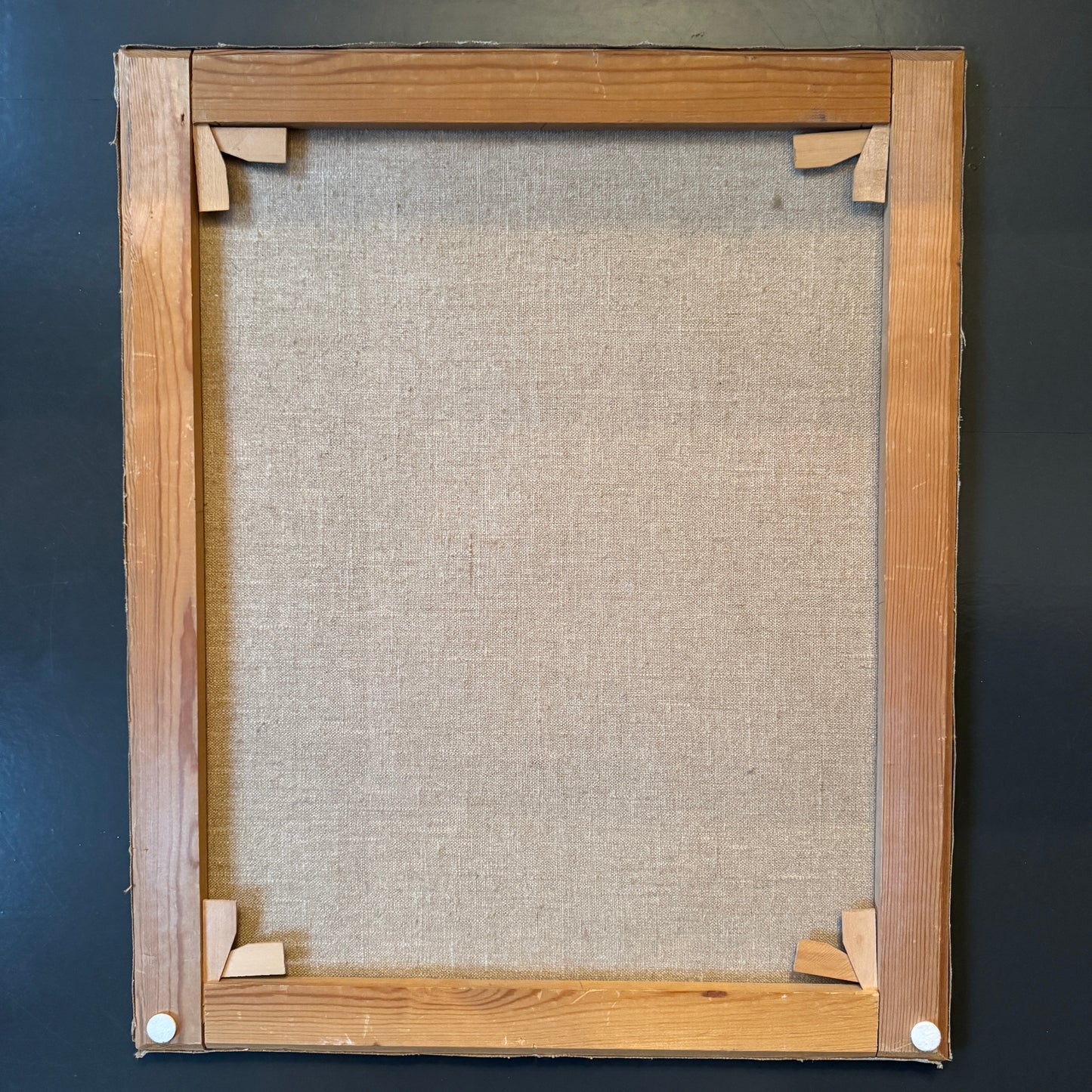 Soft Room, Bright Flower 1948. Vintage Swedish Oil Painting by Isidor Woxberg