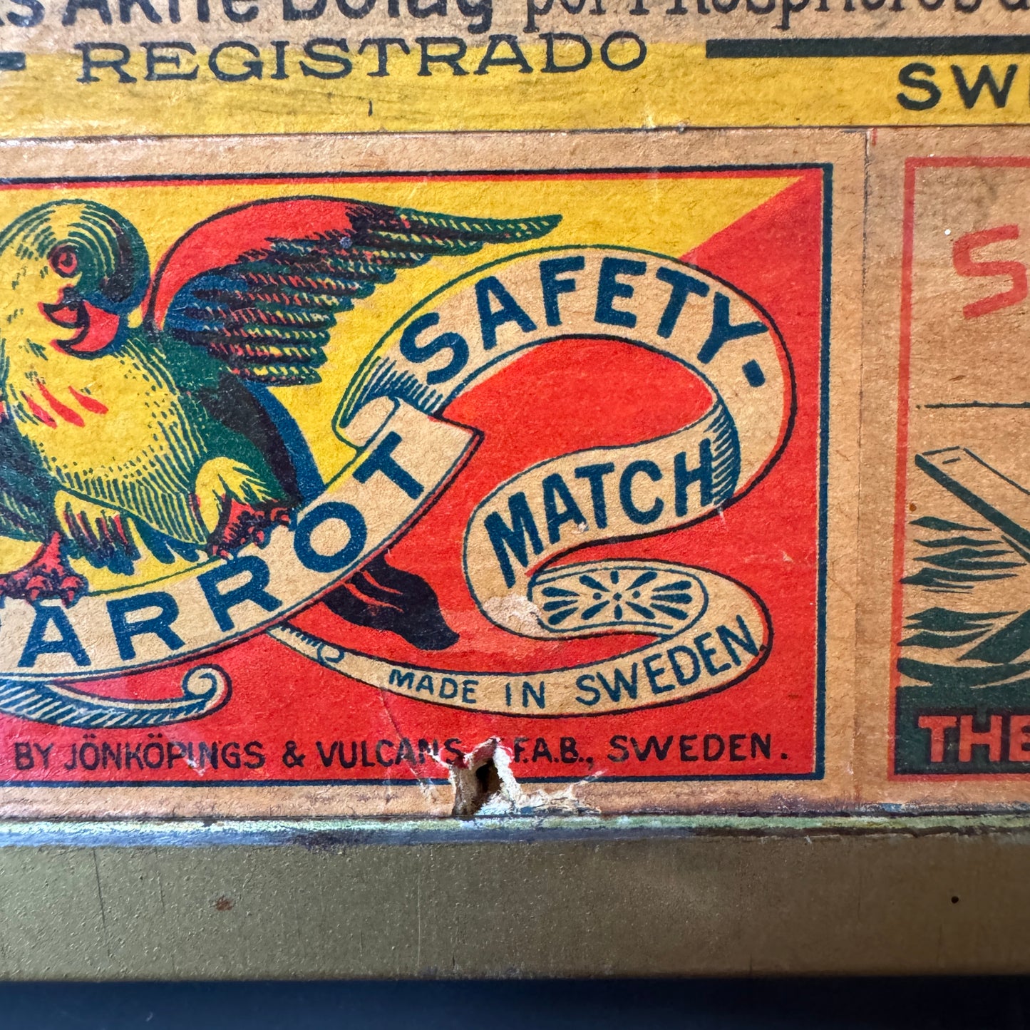 Early 1900s Matchbox Label Wall Calendar.