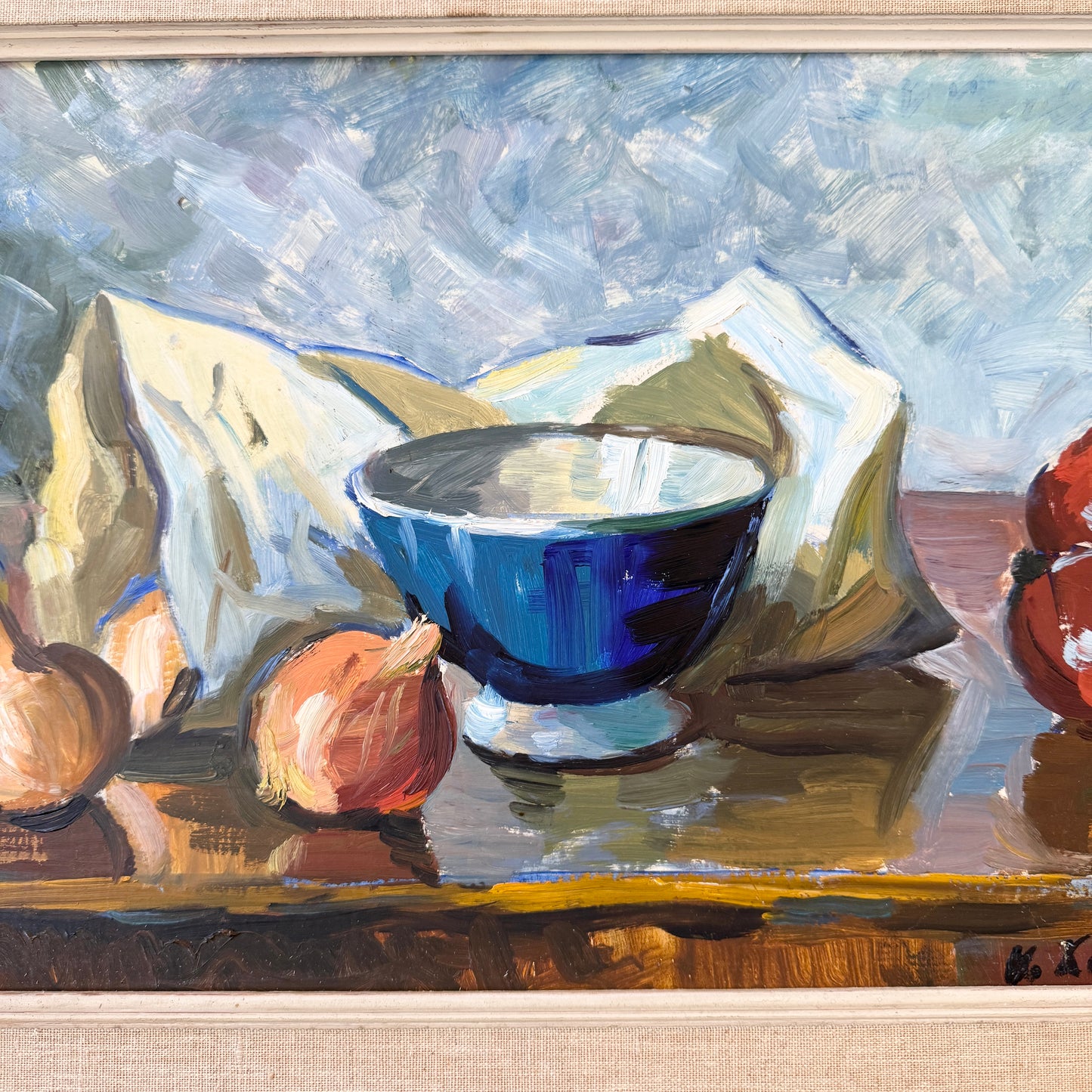 Veronika Keerdoja, Estonia. Vintage Still Life Oil Painting.