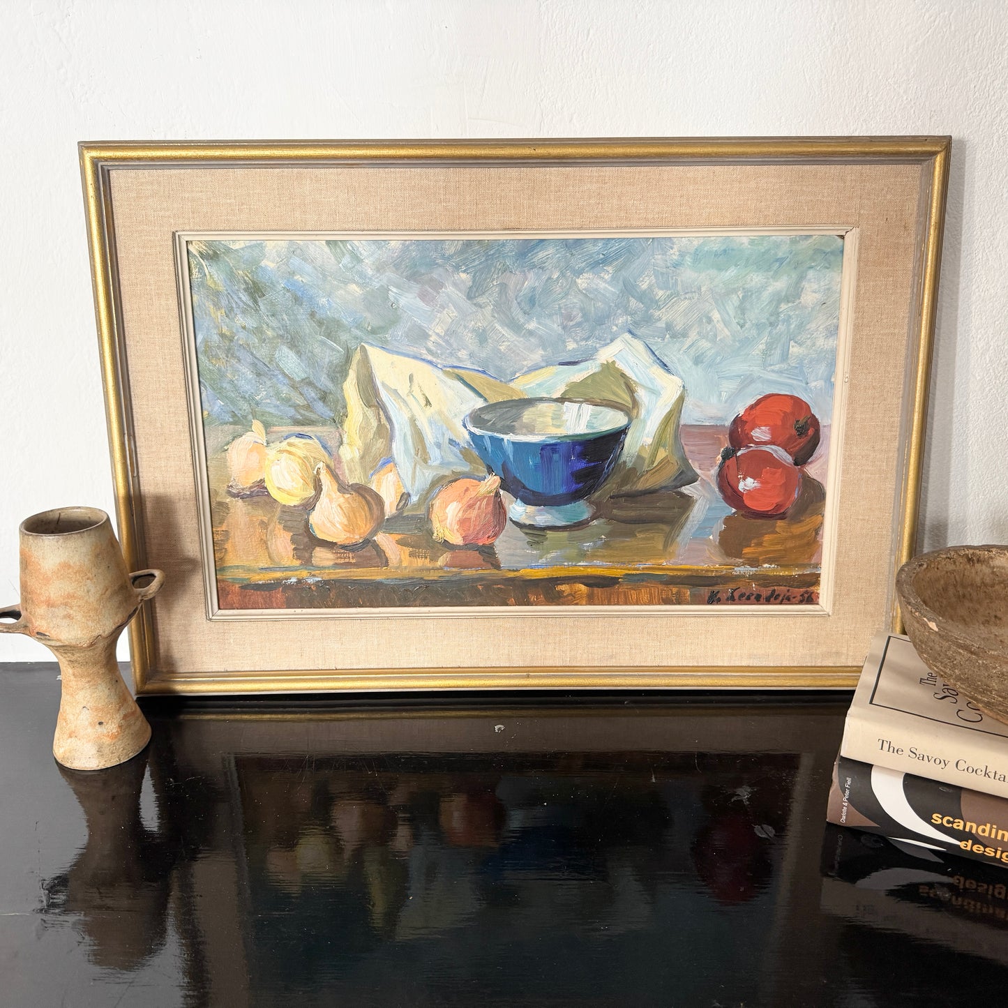 Veronika Keerdoja, Estonia. Vintage Still Life Oil Painting.