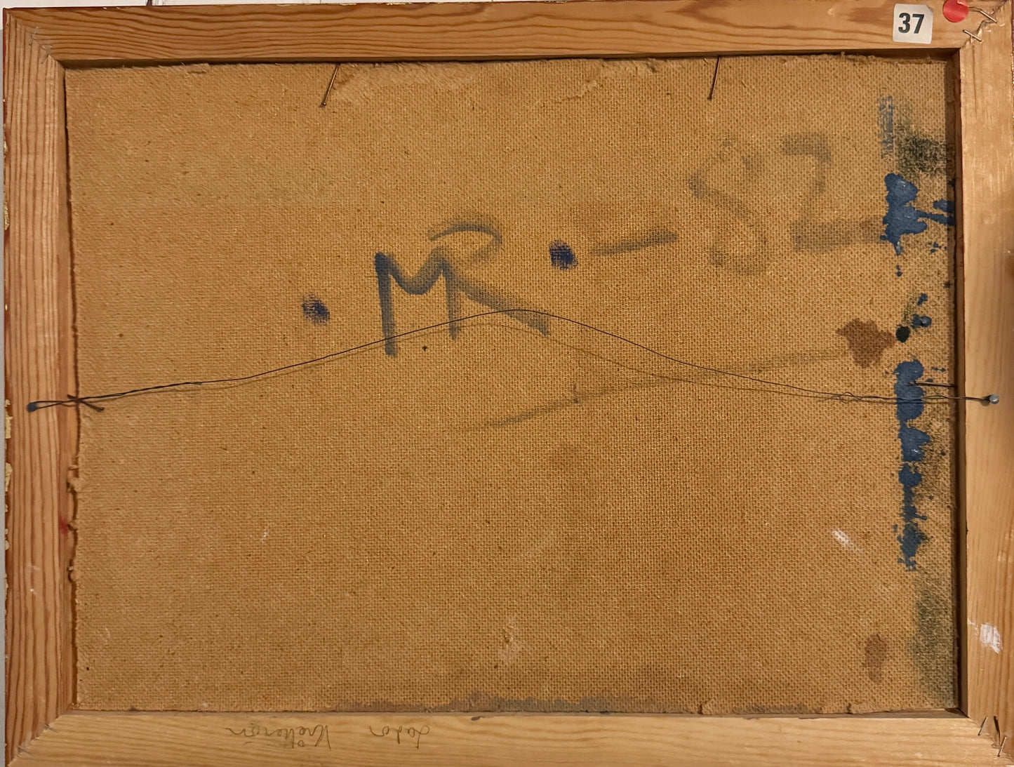 Towards a Soft Horizon. Vintage Swedish Oil Painting by Mats Rydstern