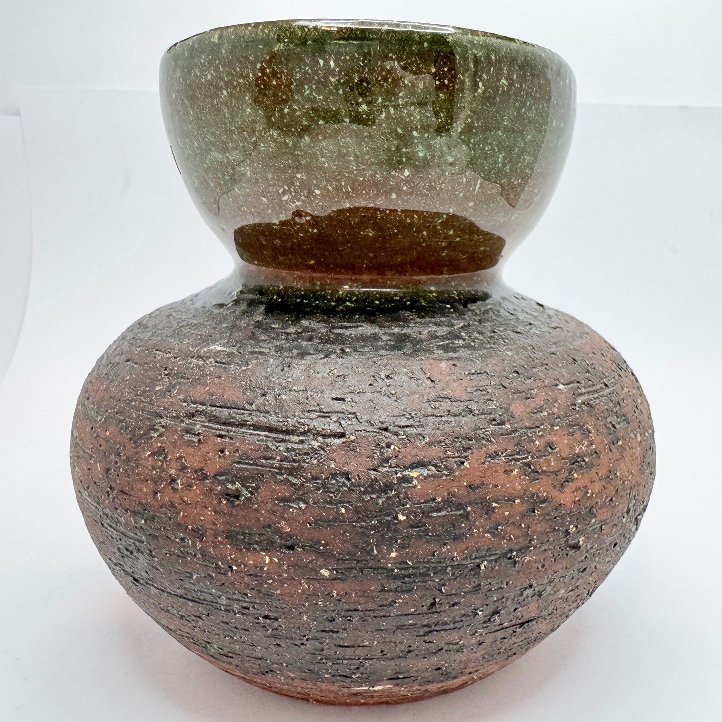 Ulla & Gustav Kraitz. Sweden ca 1970s. Vintage Glazed Stoneware Vase.