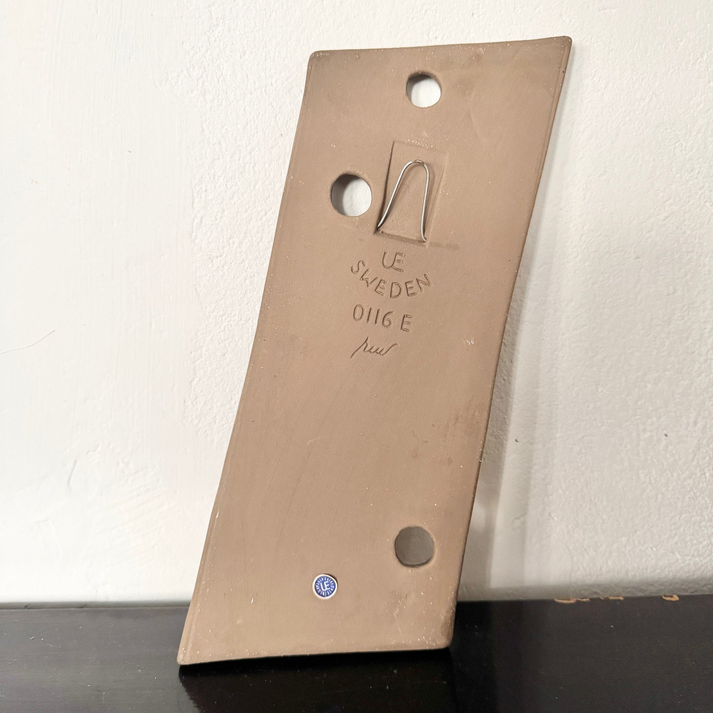 The Sparkle. Ester Wallin for Upsala-Ekeby, Sweden. Wall Plaque 1970s.