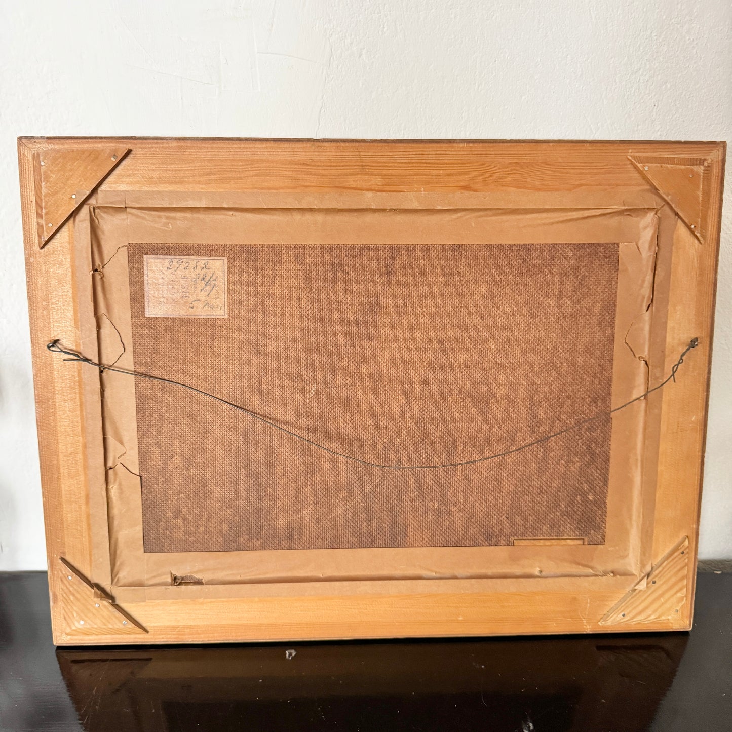 Magpie Rhyme. Vintage Swedish Oil Painting.