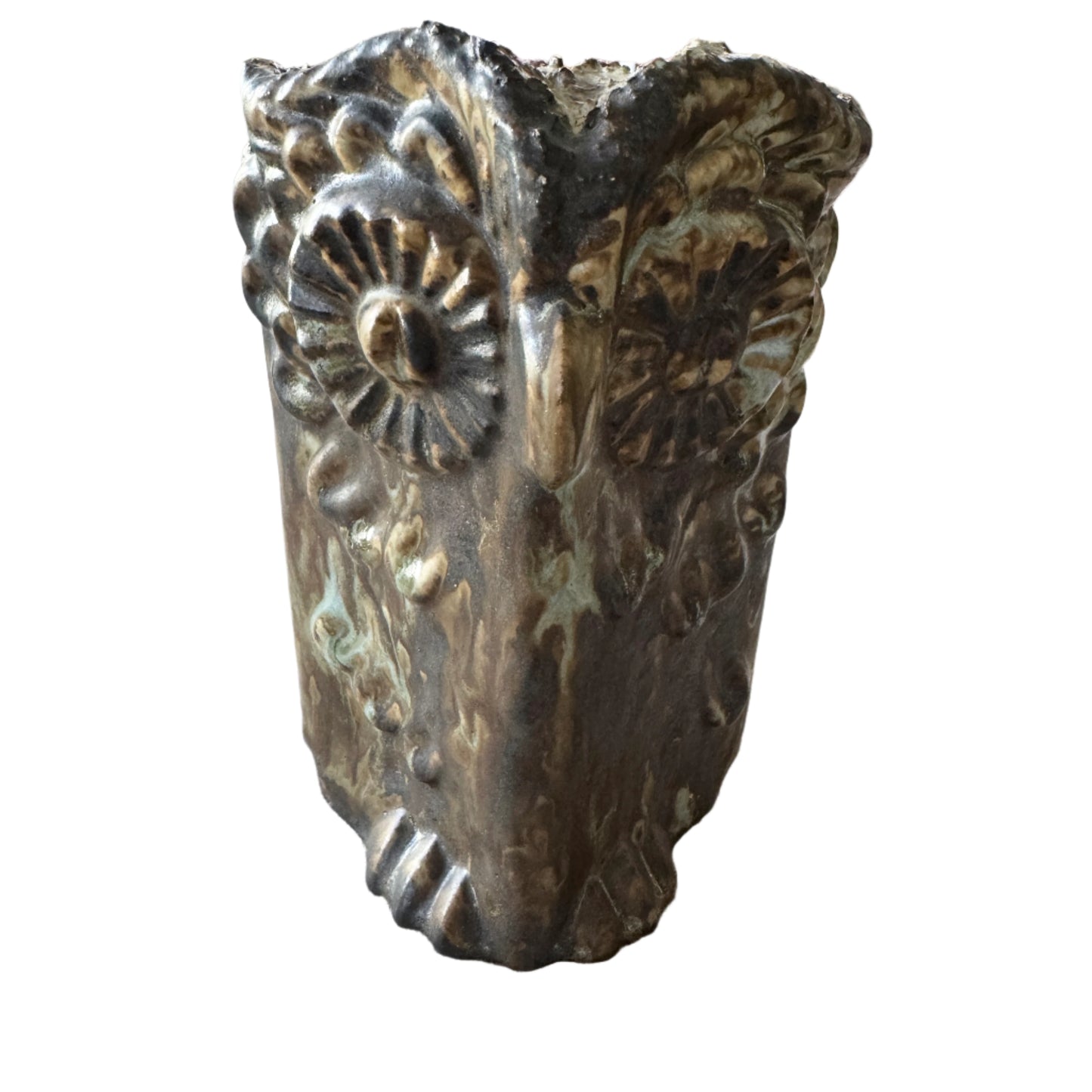 EGO Lidköping. Vintage Stoneware Owl Sculpture Large Figurine