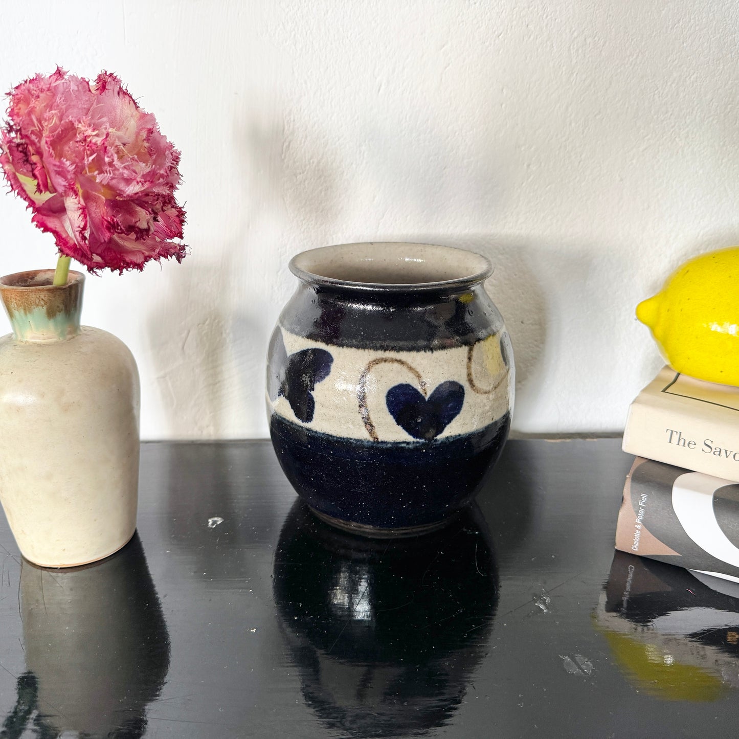 Carl-Harry Stålhane for Designhuset, Sweden. Vintage Stoneware Vessel / Planter.