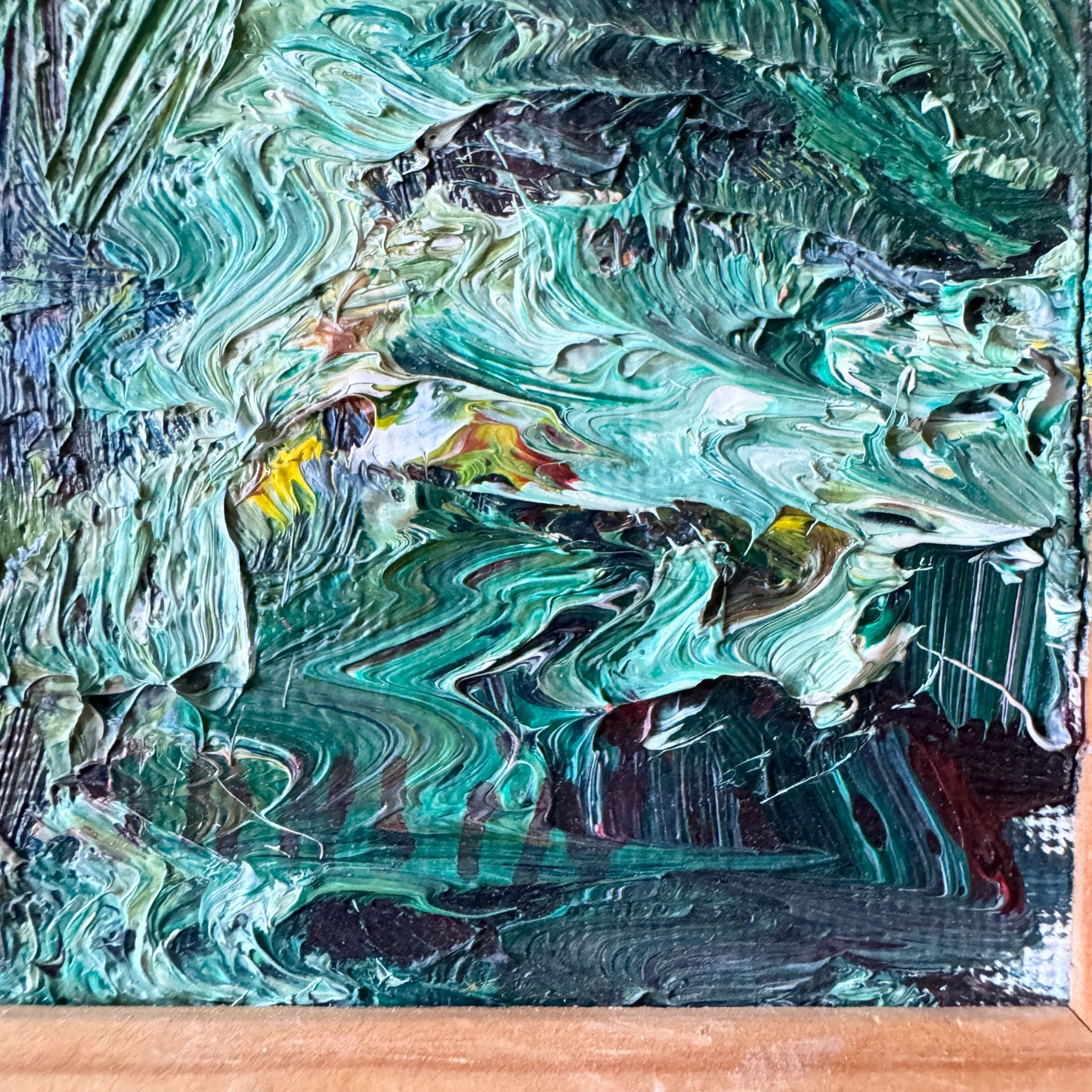 Coastal Flora in Bloom. Vintage Swedish Oil Painting