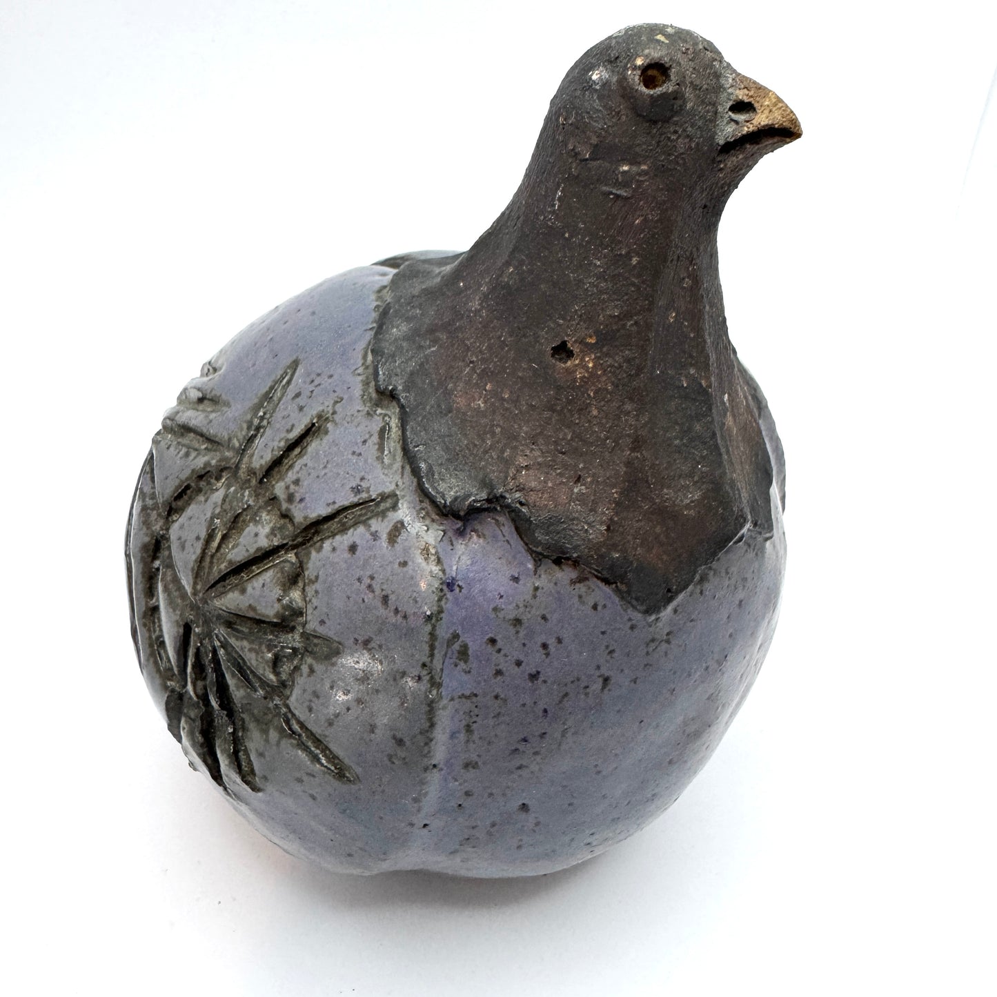 Klas-Göran Klaesson (Klase J: r) for Höganäs Sweden. Vintage Stoneware Bird.