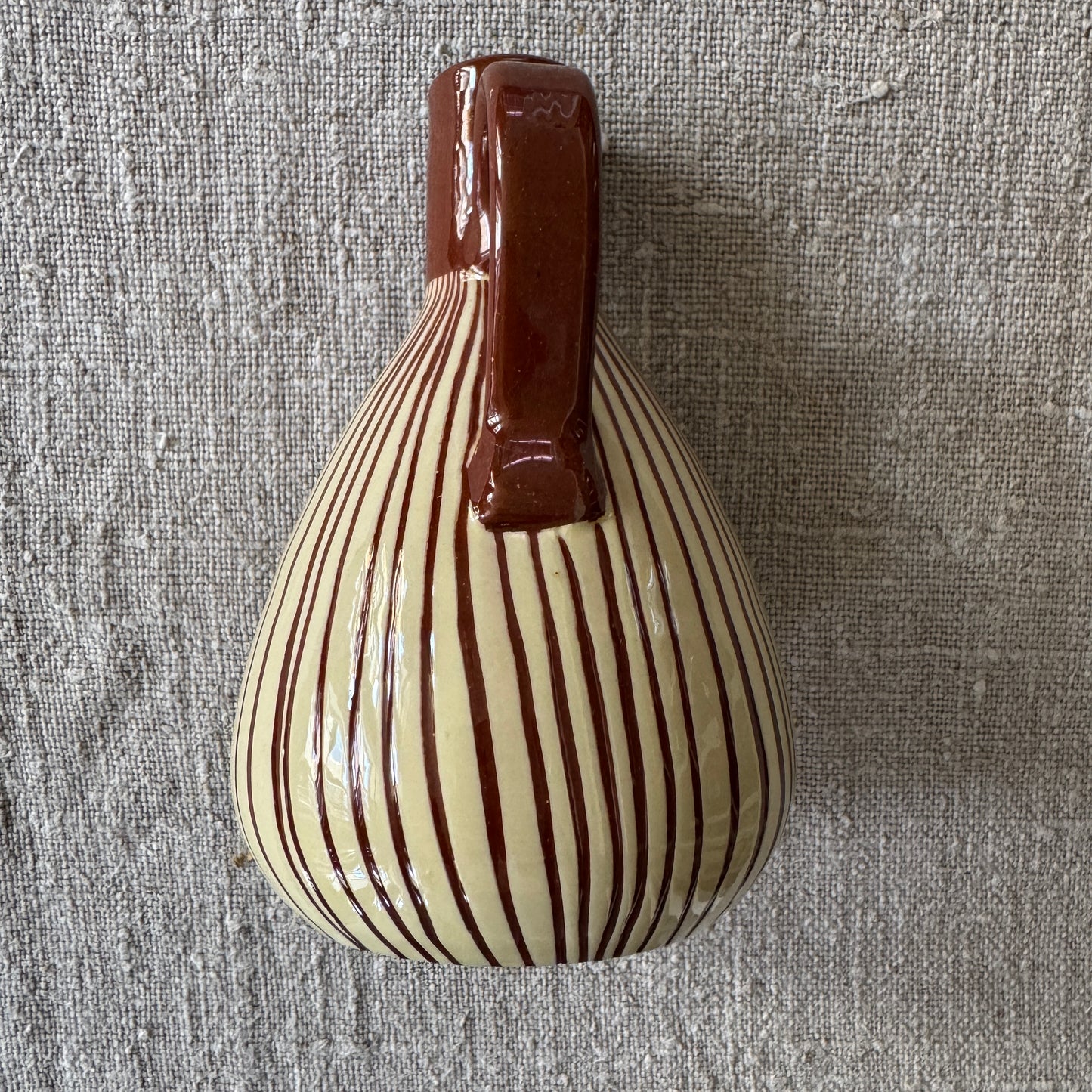 Ingrid Atterberg for Upsala Ekeby Sweden ca 1950. Vintage Stoneware Vase
