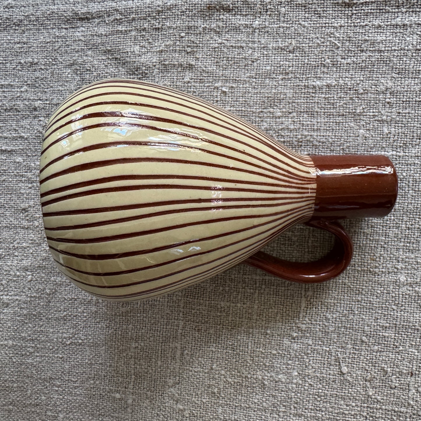Ingrid Atterberg for Upsala Ekeby Sweden ca 1950. Vintage Stoneware Vase