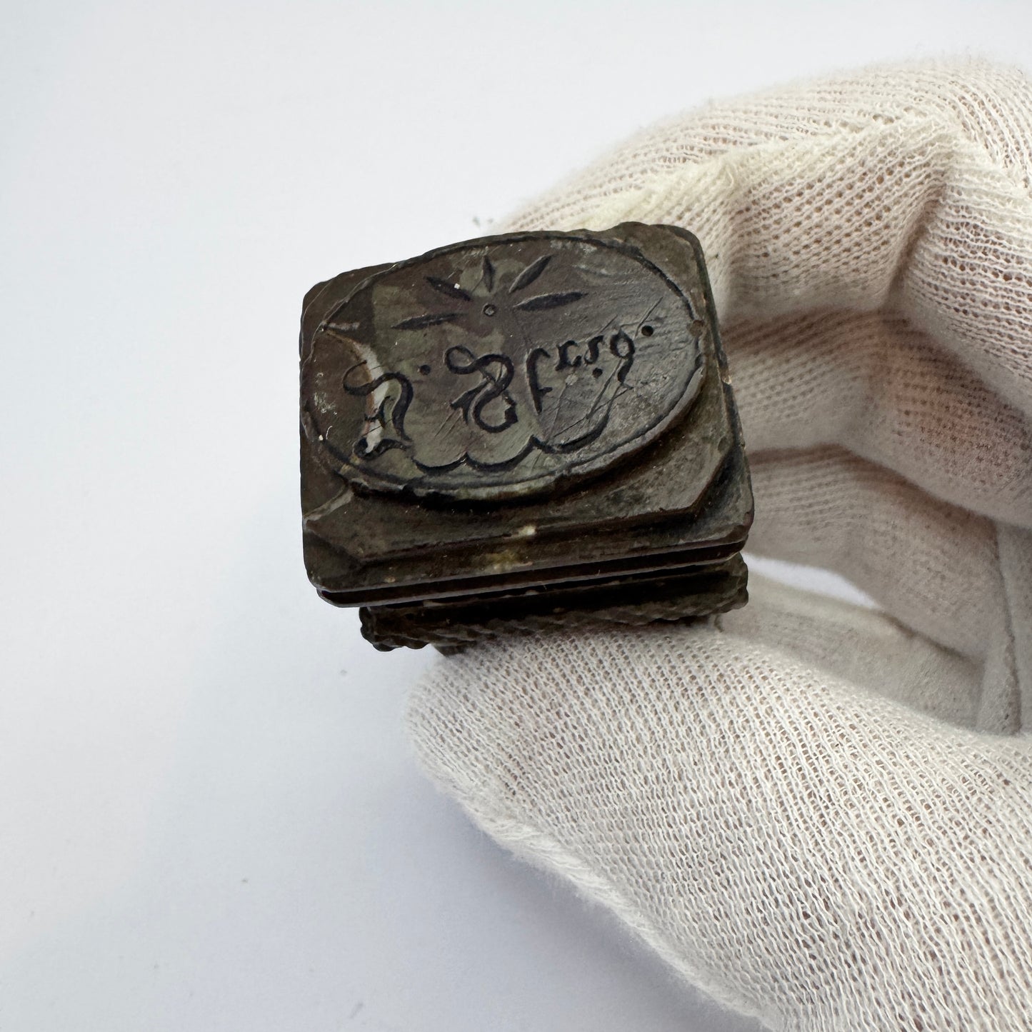 Antique Hardstone Wax Seal Stamp "Maria"