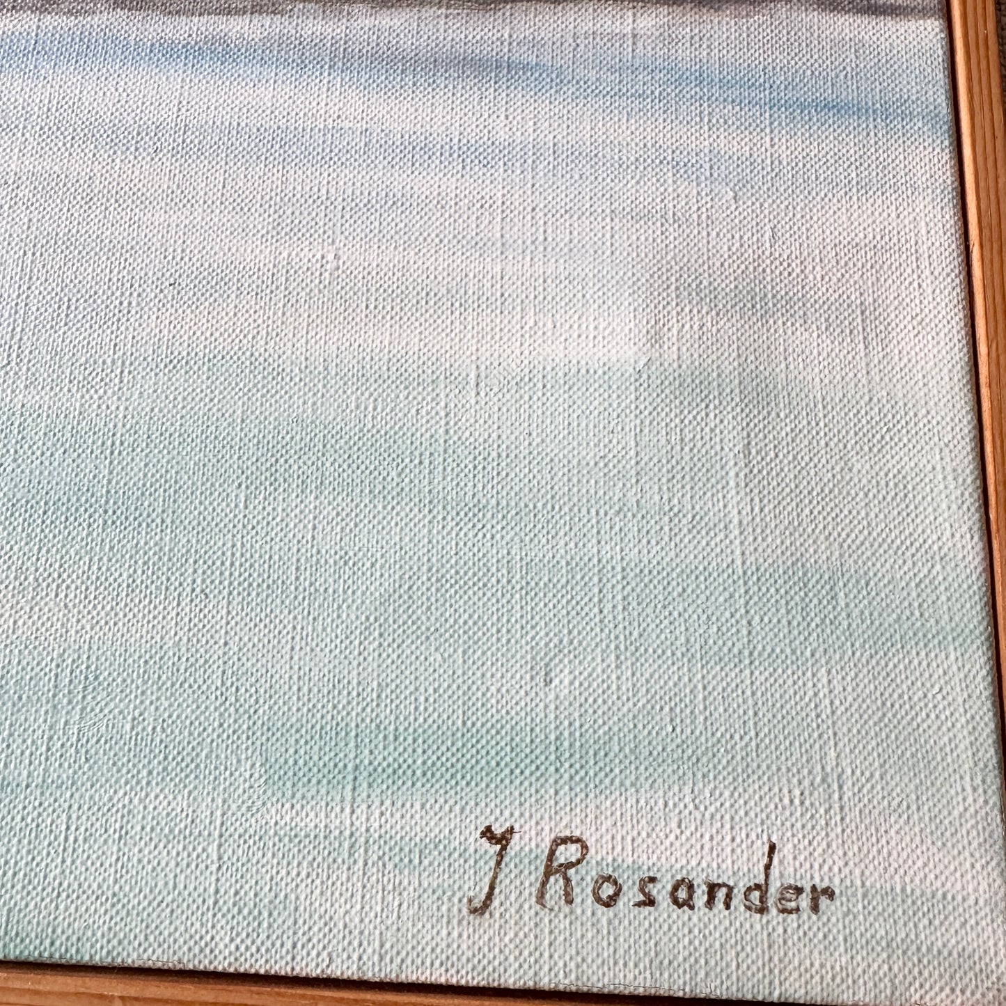 Offshore Memory. Vintage Swedish Oil Painting.