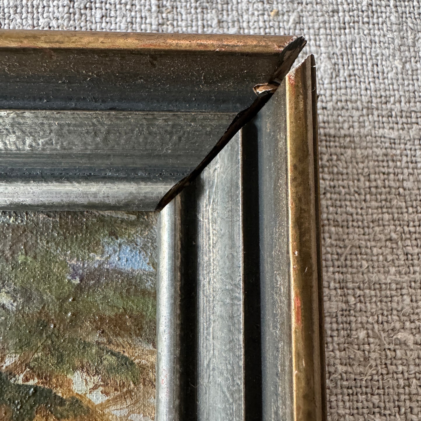 Traditional Skåne Scene. Early 1900s Swedish Oil Painting.
