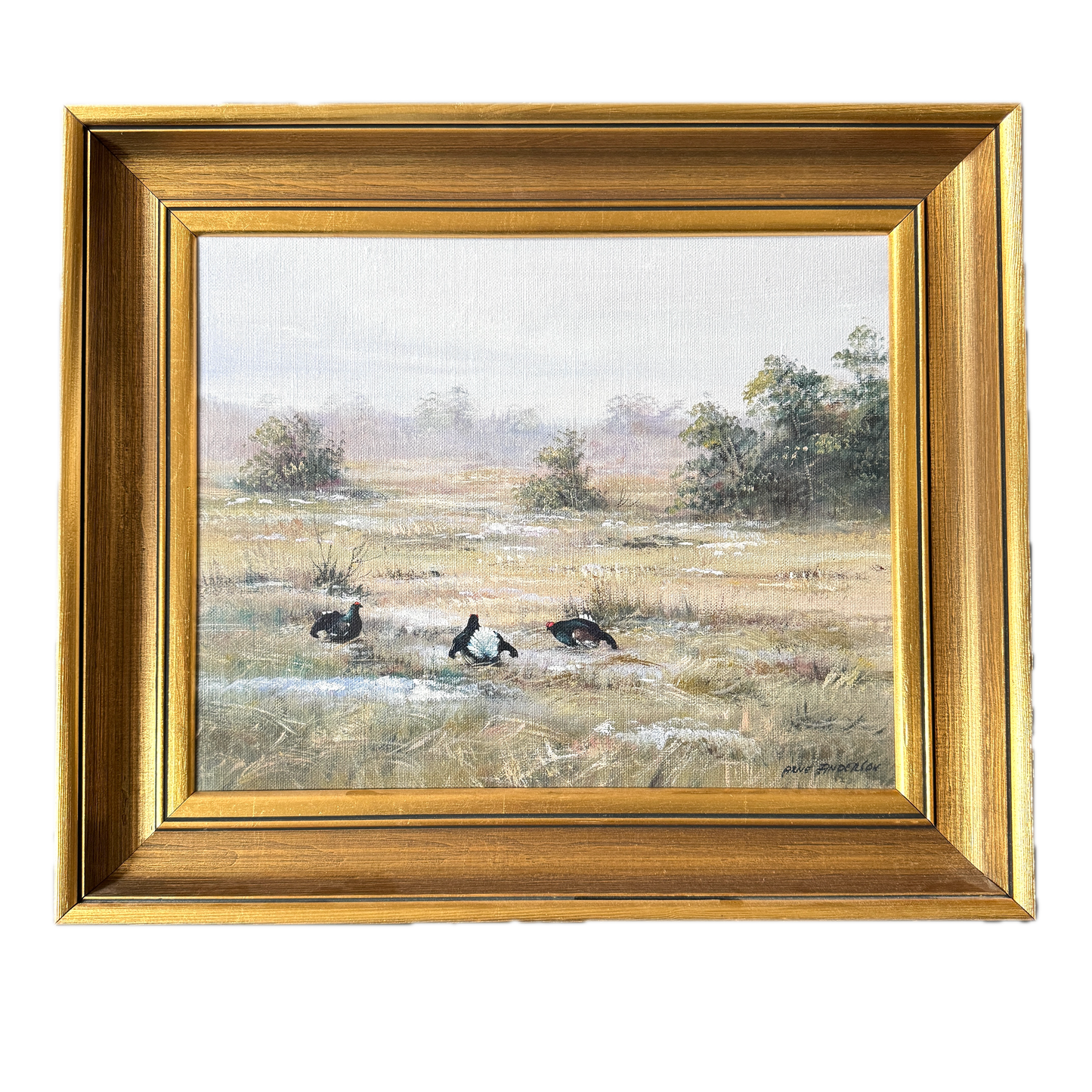 Still Ground, Wild Heart. Vintage Swedish Oil Painting.