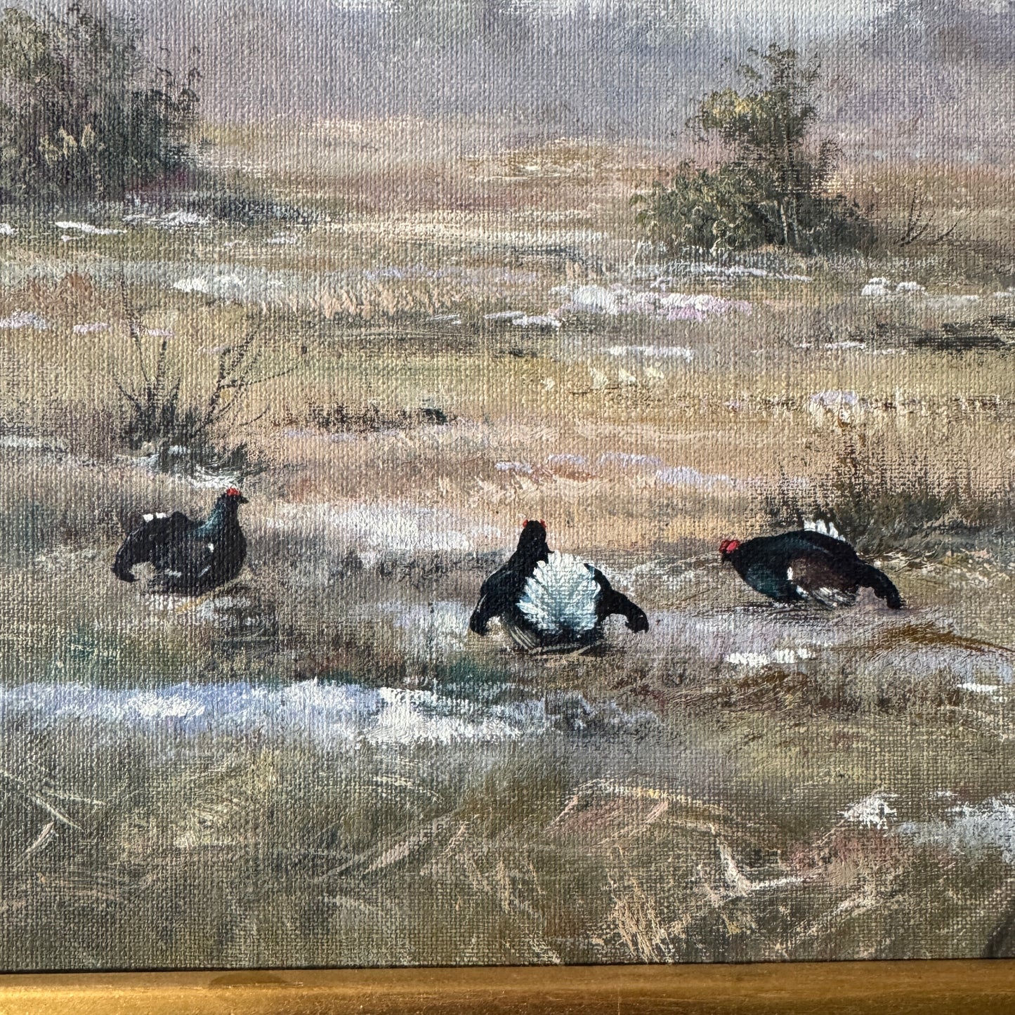 Still Ground, Wild Heart. Vintage Swedish Oil Painting.