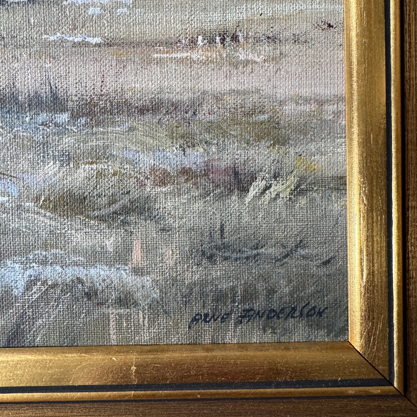 Still Ground, Wild Heart. Vintage Swedish Oil Painting.