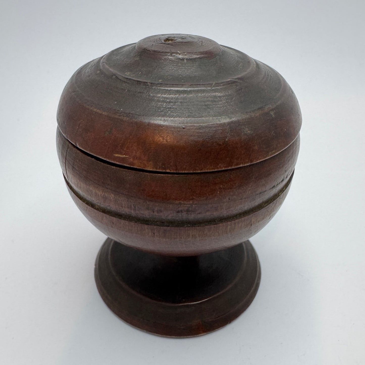 Antique ca year 1800. Scandinavian Apothecary's Treen Cup and Cover