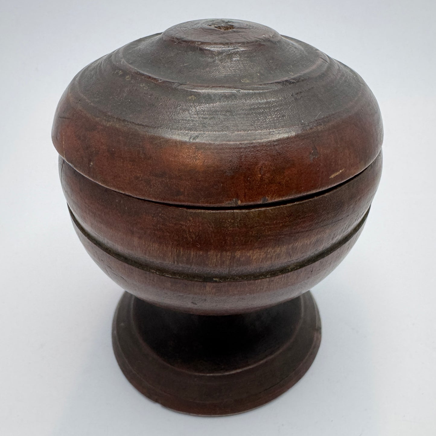 Antique ca year 1800. Scandinavian Apothecary's Treen Cup and Cover