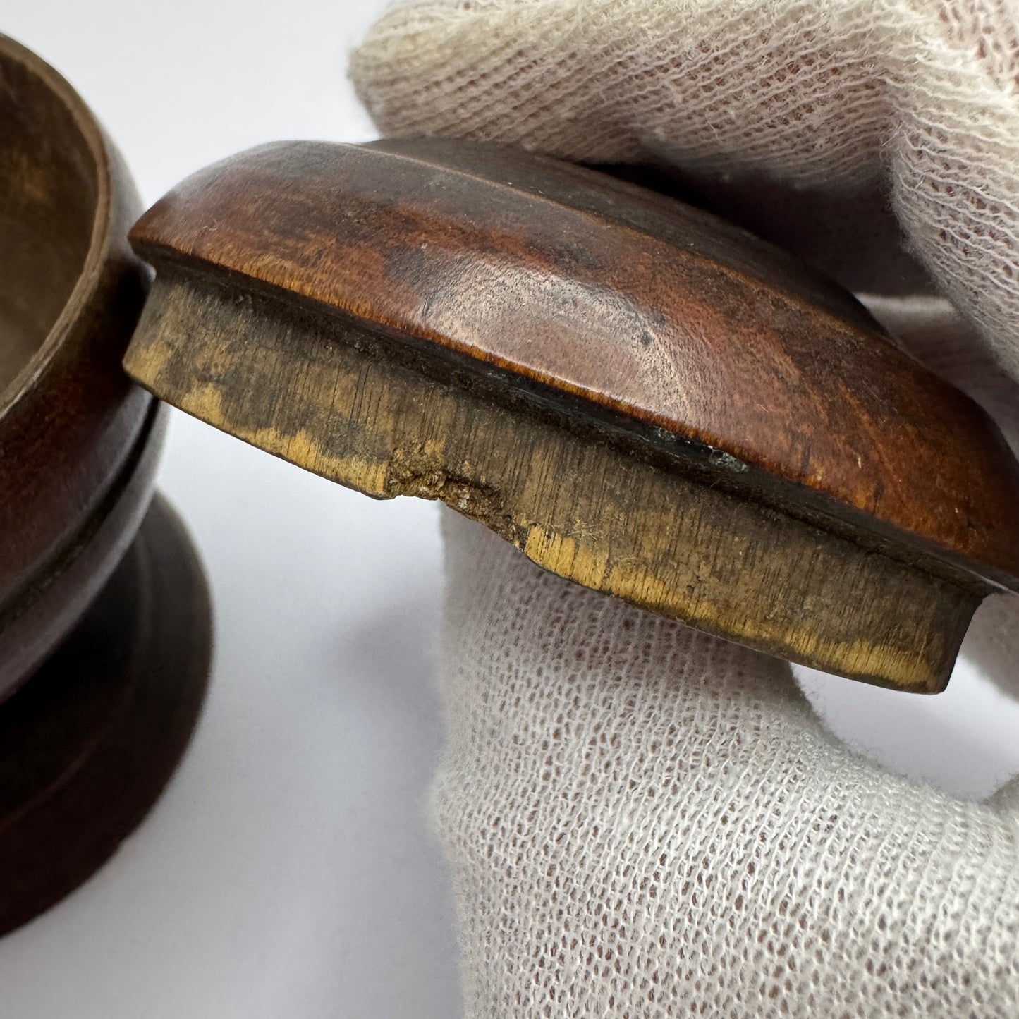 Antique ca year 1800. Scandinavian Apothecary's Treen Cup and Cover