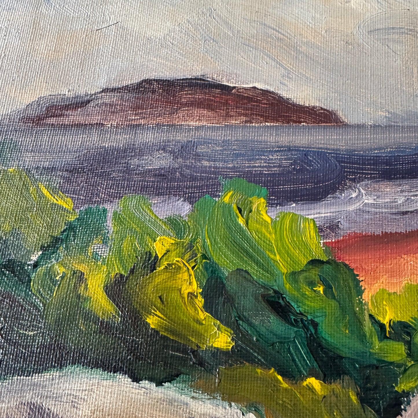 Archipelago Island, by Lars Andersson Bjönni. Vintage Swedish Oil Painting.