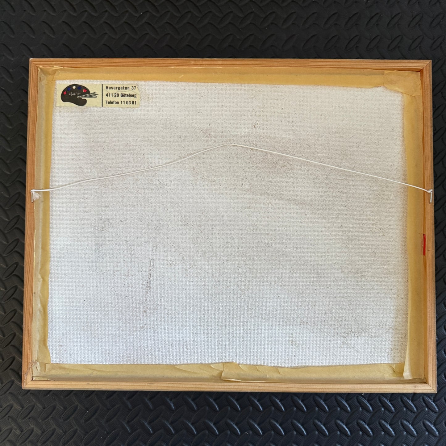 Golden Stillness. Vintage Swedish Oil Painting.