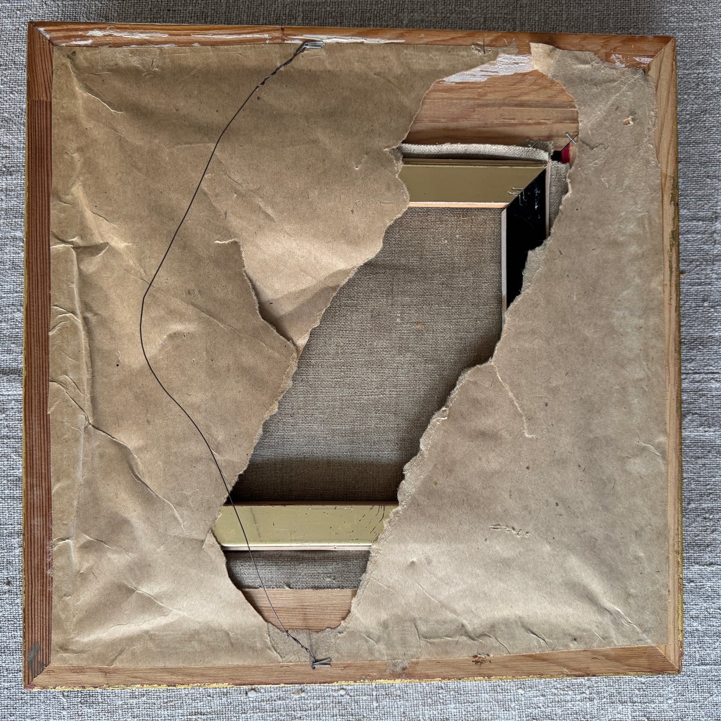 Linnaea Borealis. Vintage Swedish Oil Painting