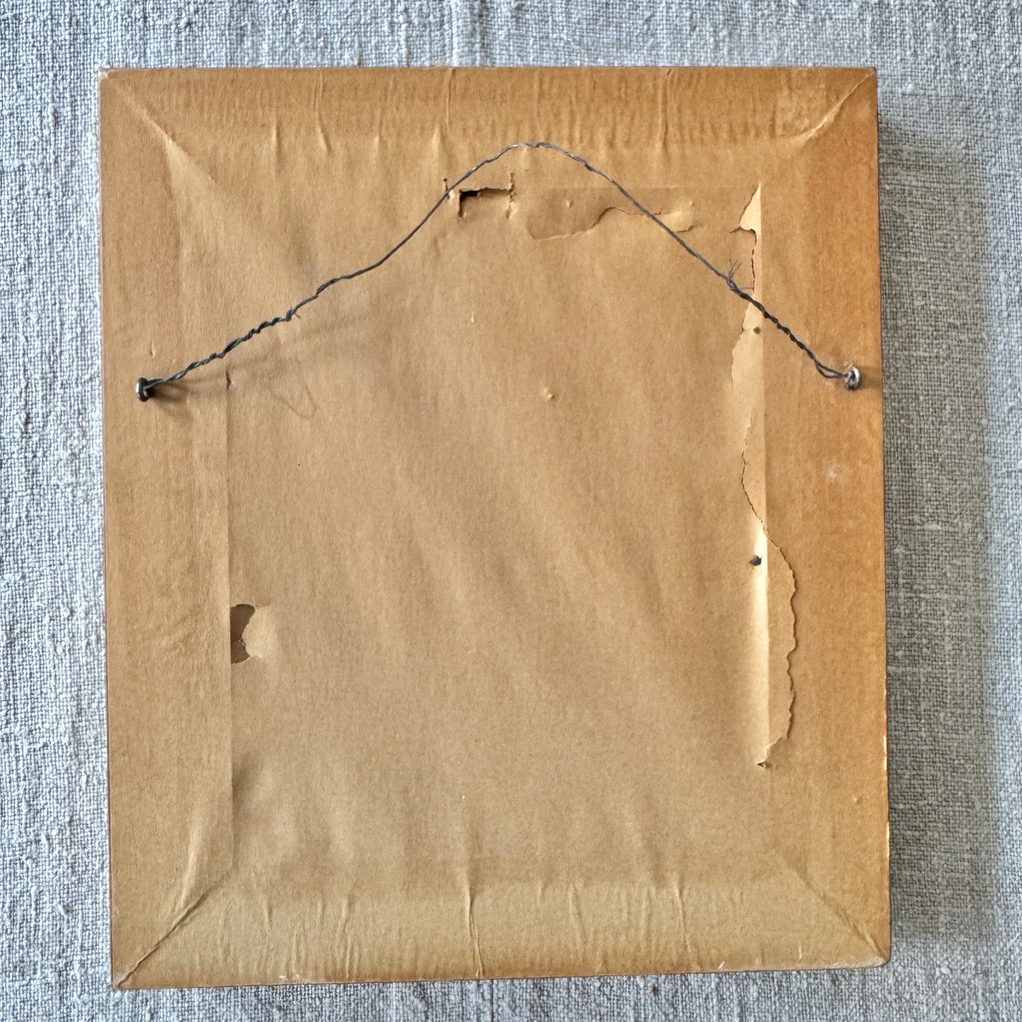 Three Sisters. Vintage Swedish Oil Painting.