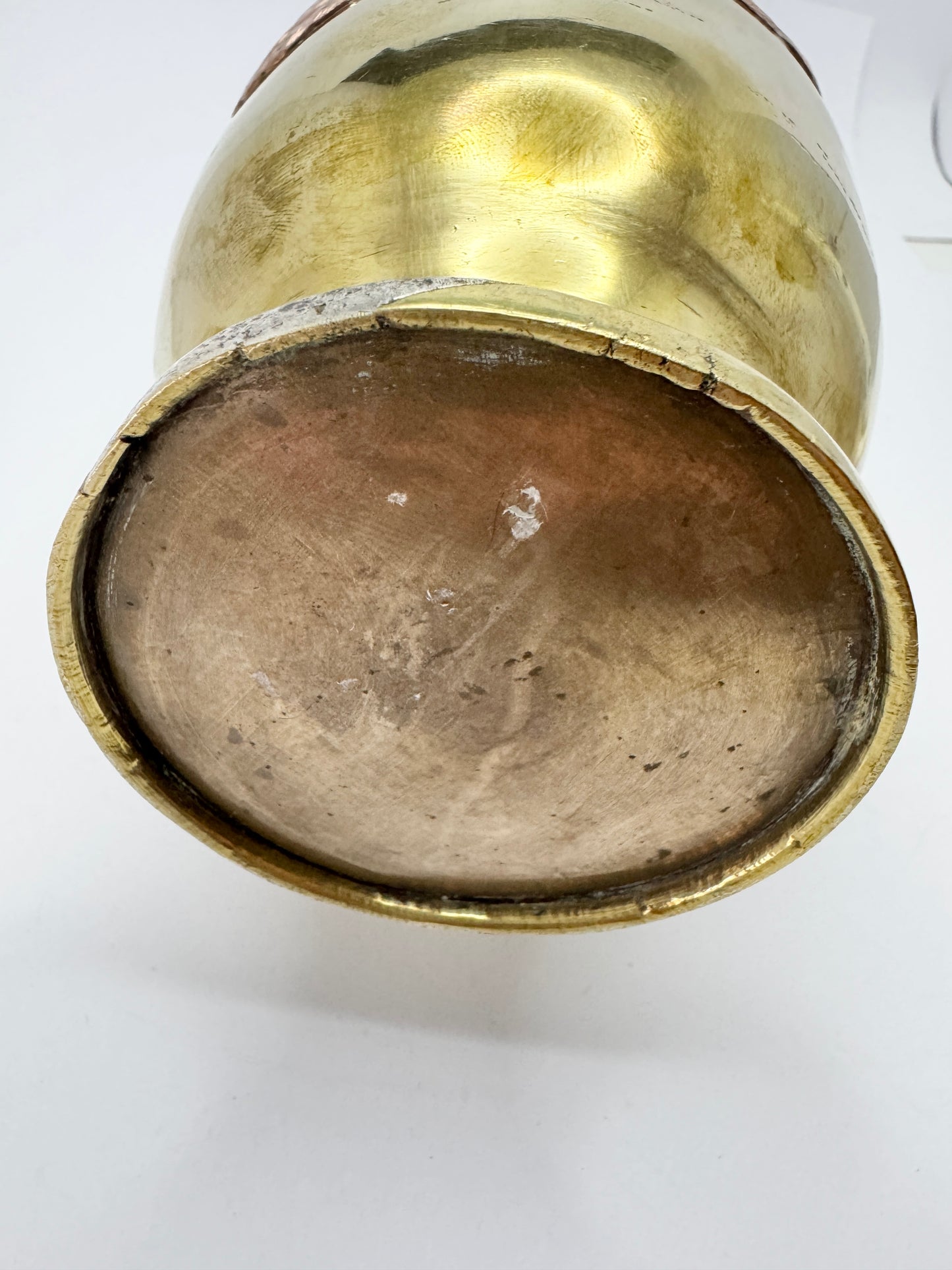 Japan. Large Antique Mixed Metal Vase.