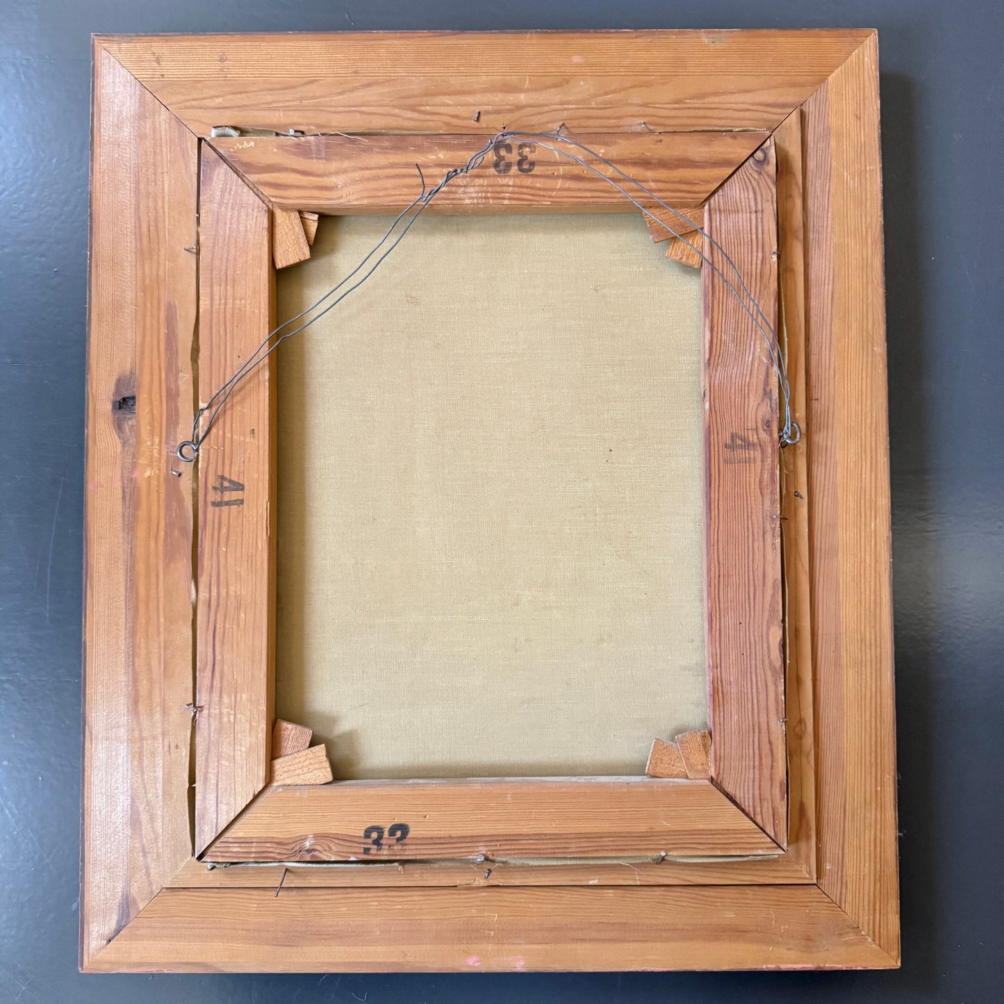 Succession 1954. Vintage Scandinavian Oil Painting.