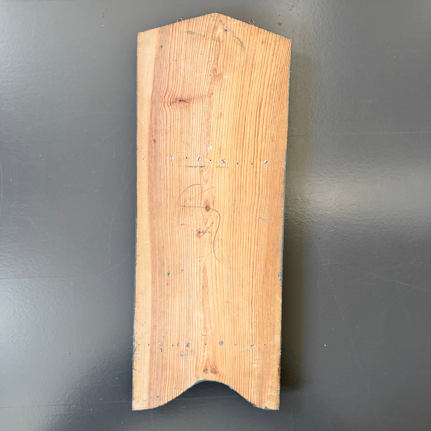 Antique Folk Art Wooden Magazine Newspaper Rack. Sweden