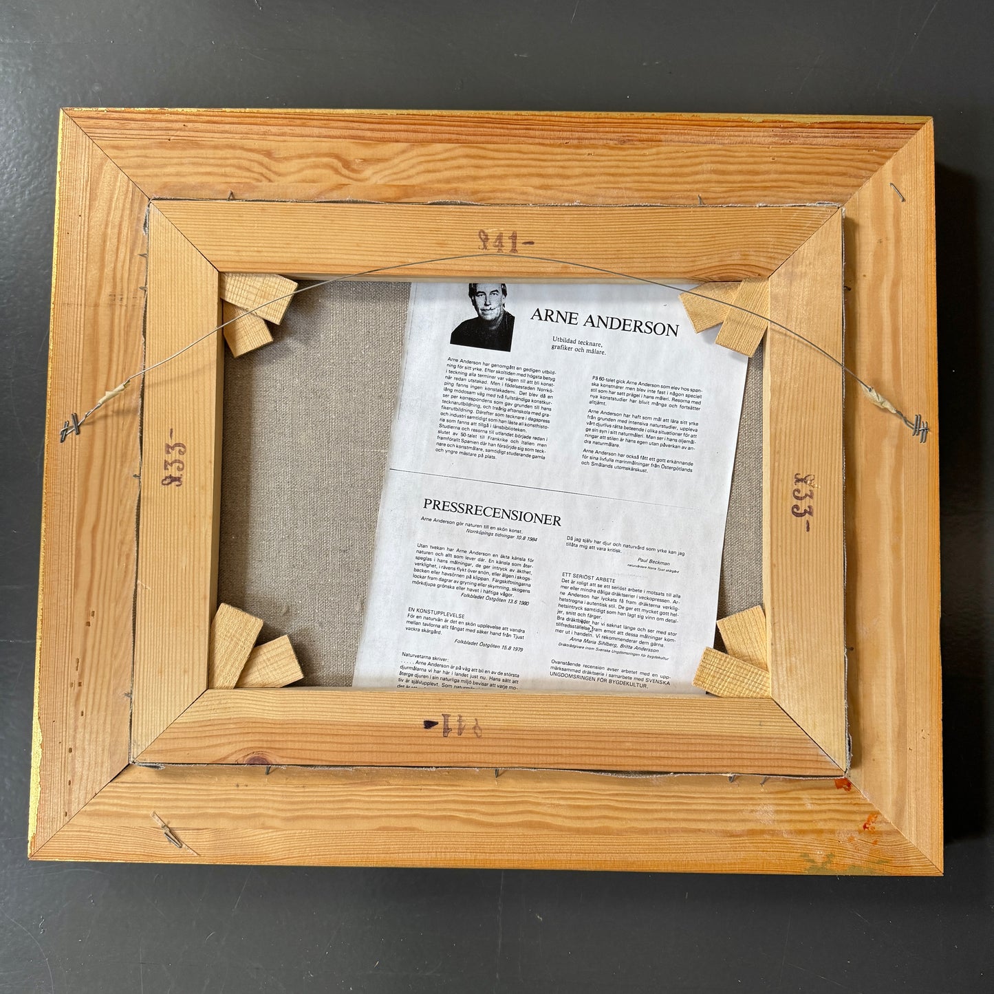 The Pause. Vintage Swedish Oil Painting.