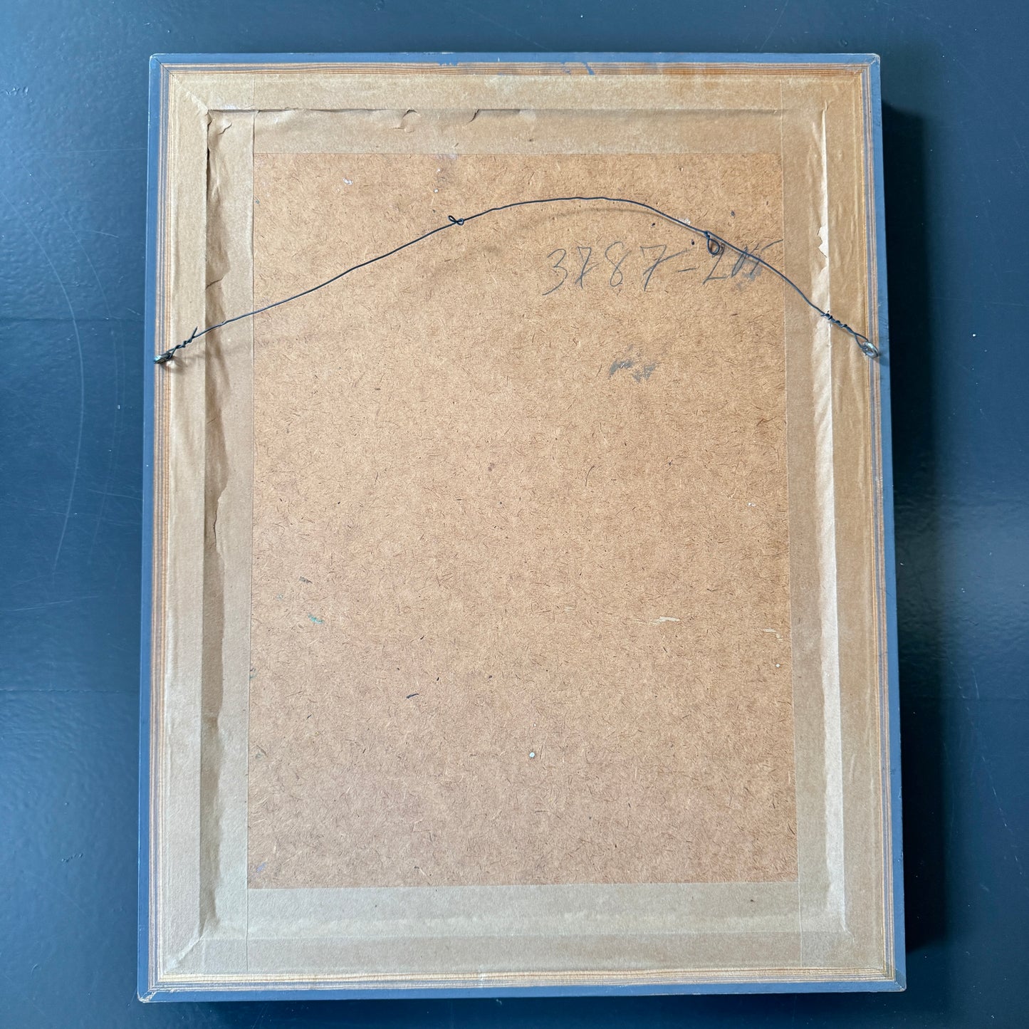 Wildflowers in Wartime. Vintage Scandinavian Oil Painting.