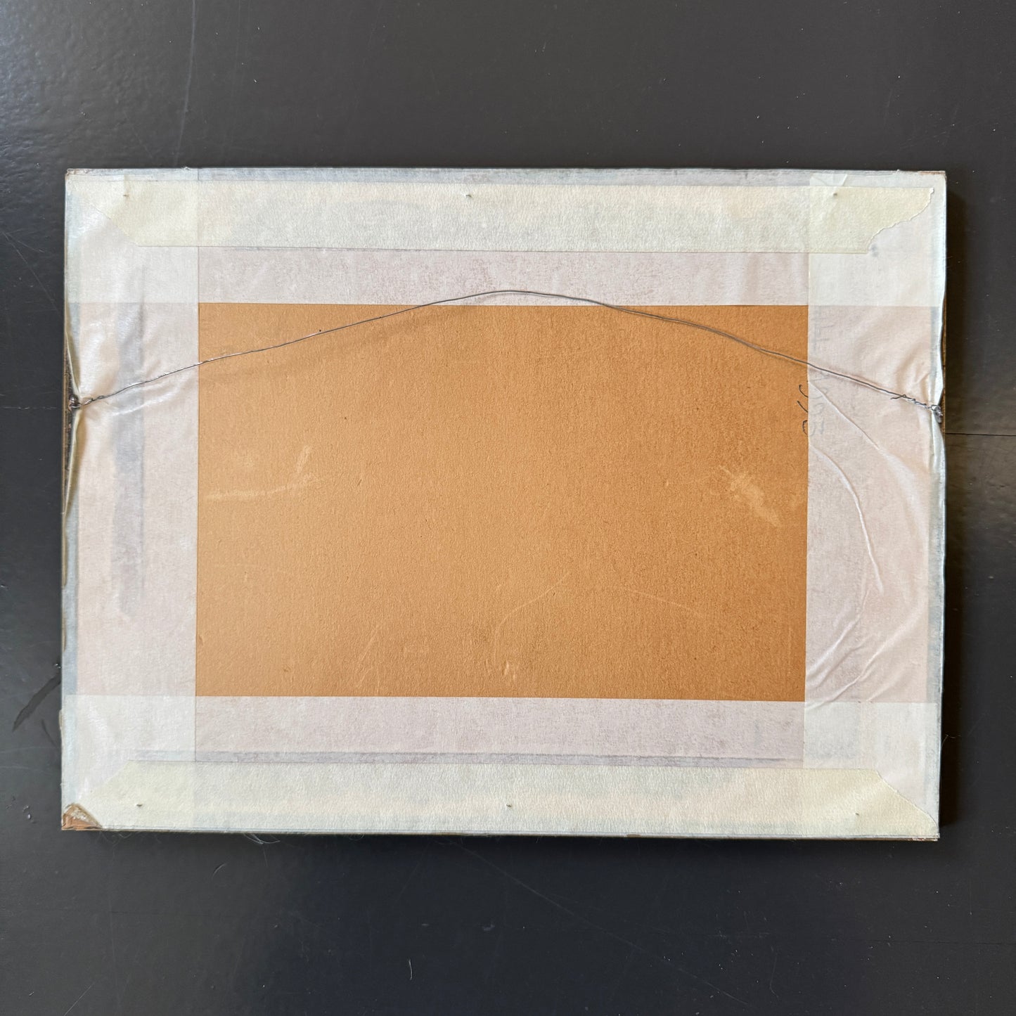 Kindness in the Mist, 1967. Vintage Swedish Abstract Pastel Painting.