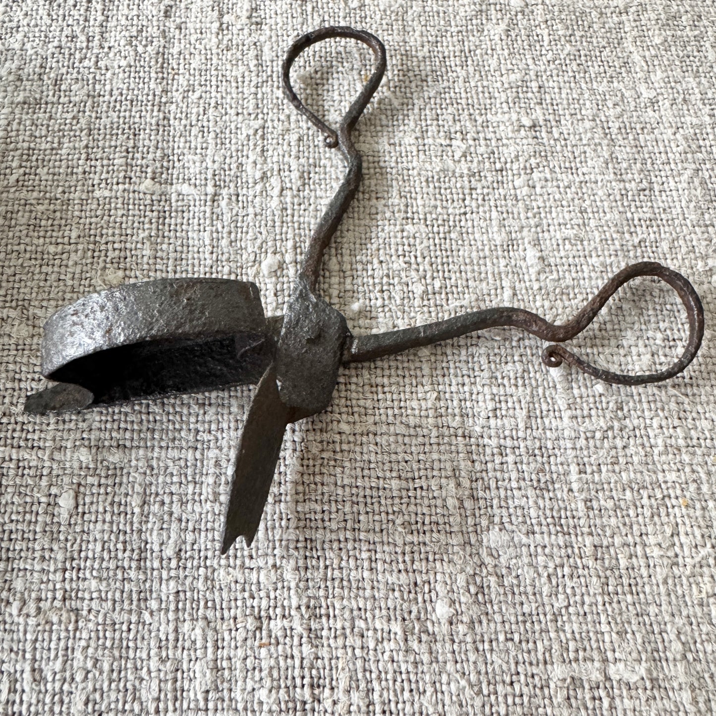 Georgian meets the 50s. Chamber Candlestick and Candle Snuffer Scissors