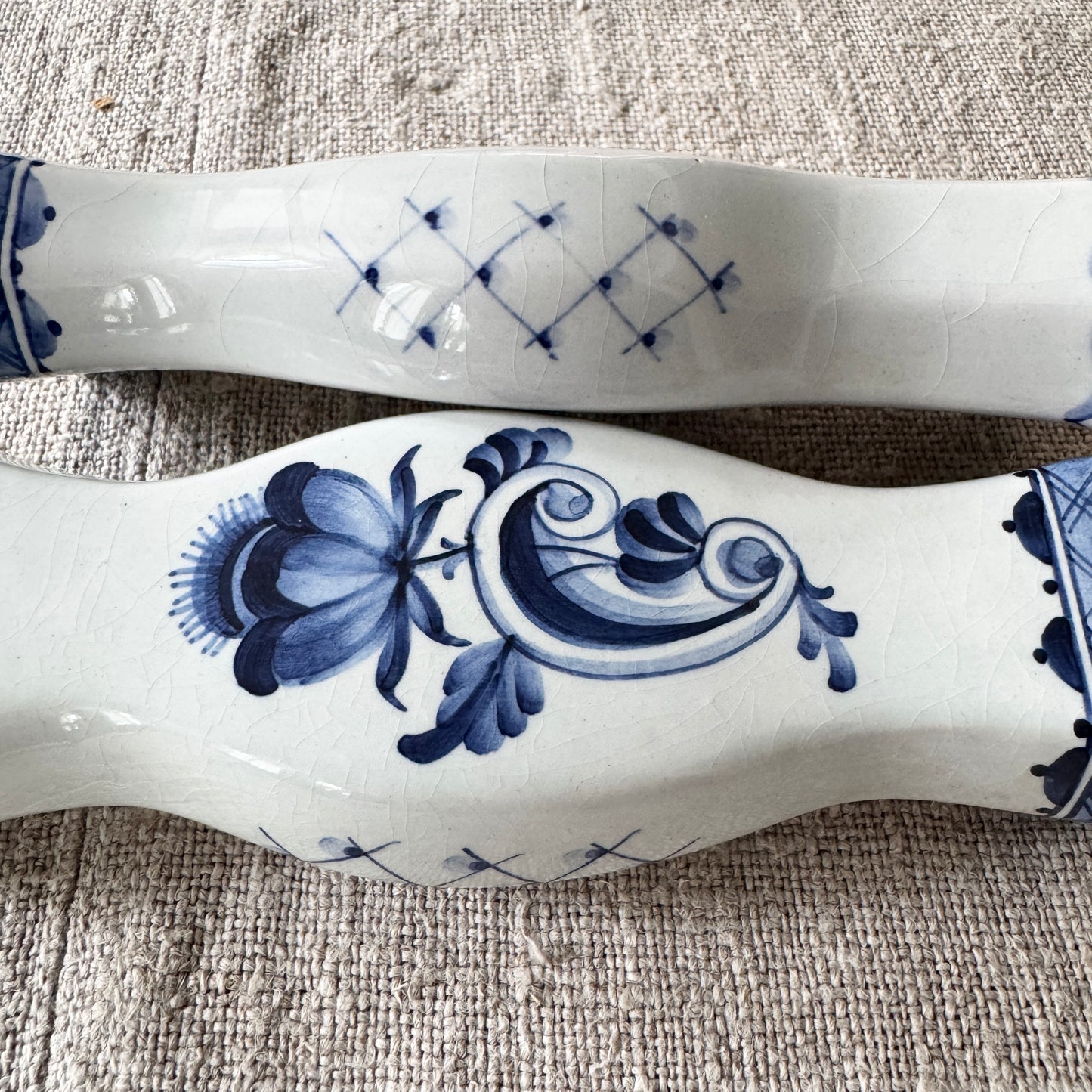 Alumnia, Copenhagen Denmark. Two Fajance Vases early 1900s.
