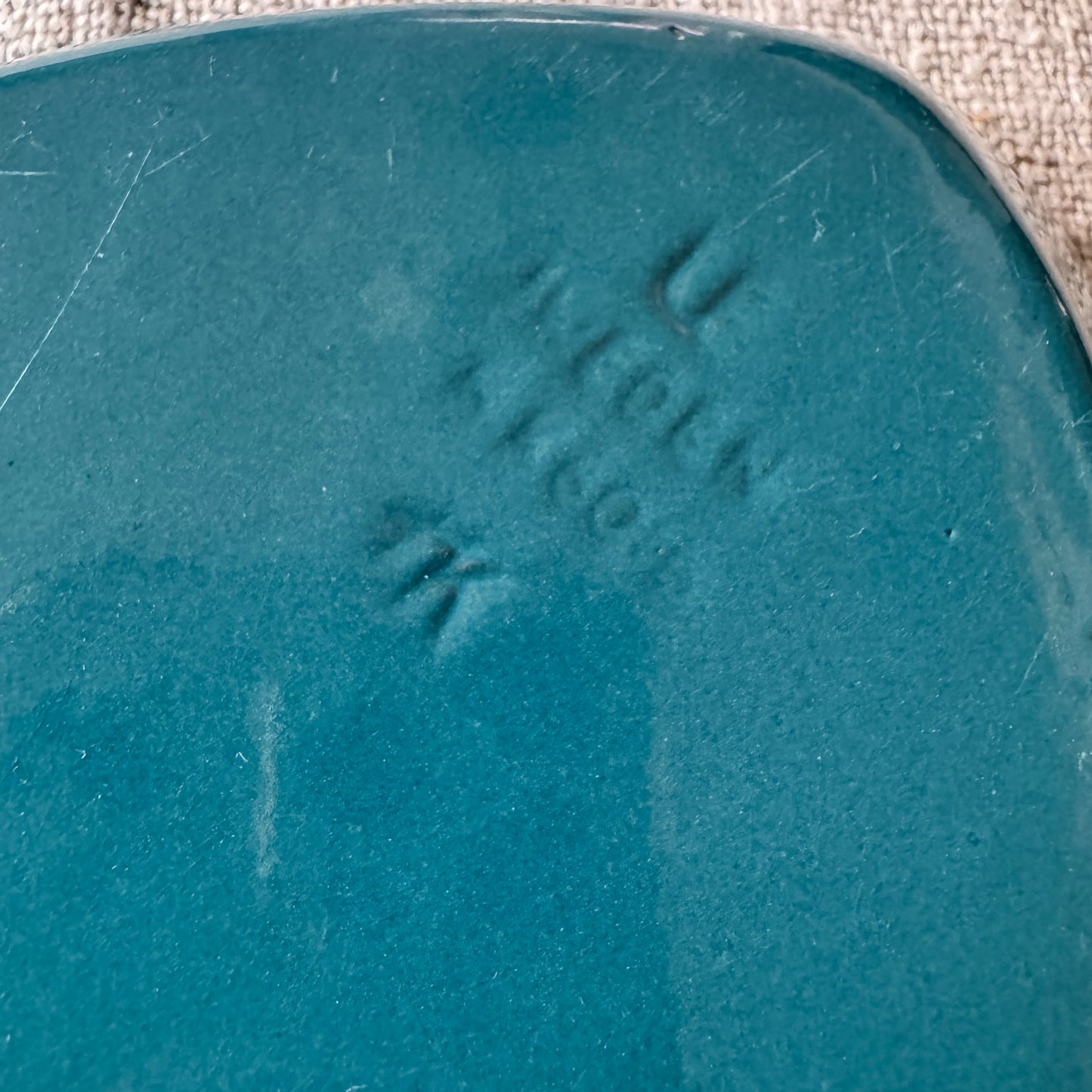 Taisto Kaasinen for Upsala Sweden 1957. Vintage Ceramic Fish Tray.
