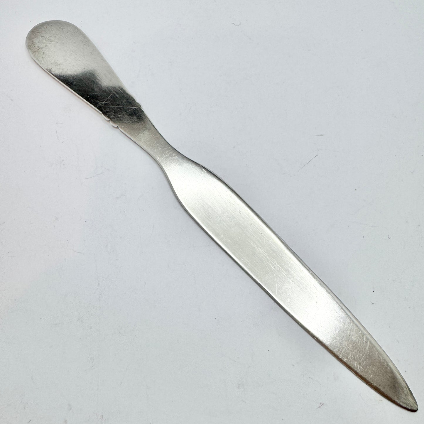K Anderson, Stockholm Sweden 1910s. Art Nouveau Silver Letter Opener