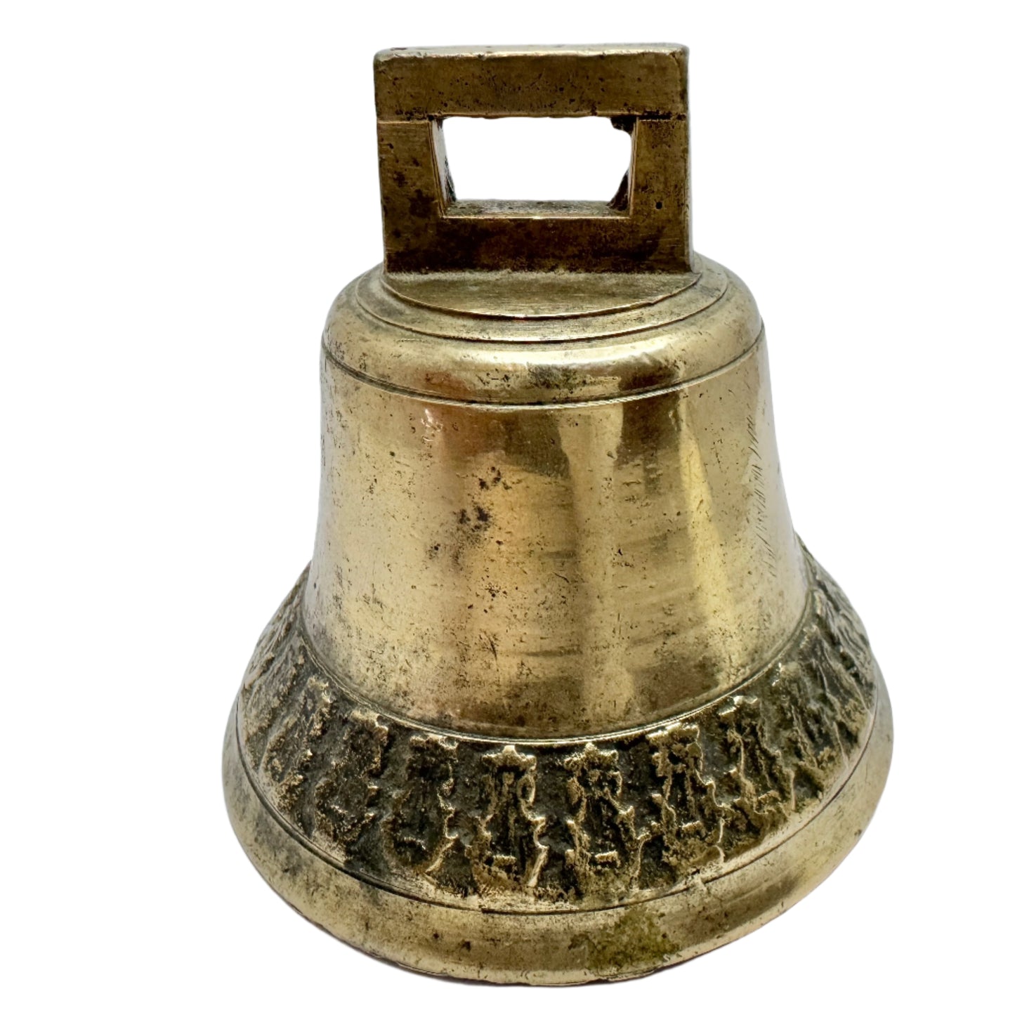 Sweden ca 1850s. Antique Bronze Dinner Bell (Vällingklocka)