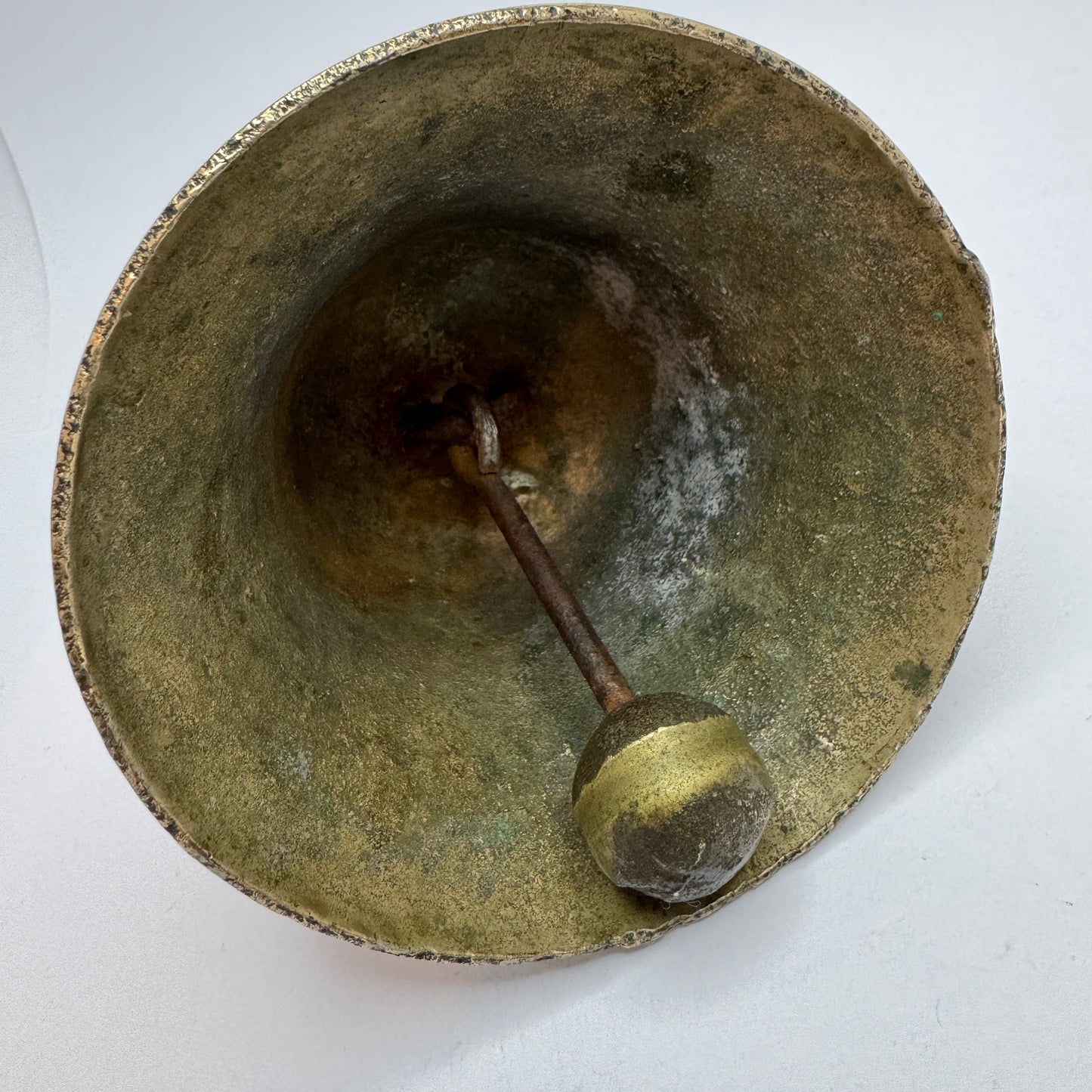 Sweden ca 1850s. Antique Bronze Dinner Bell (Vällingklocka)