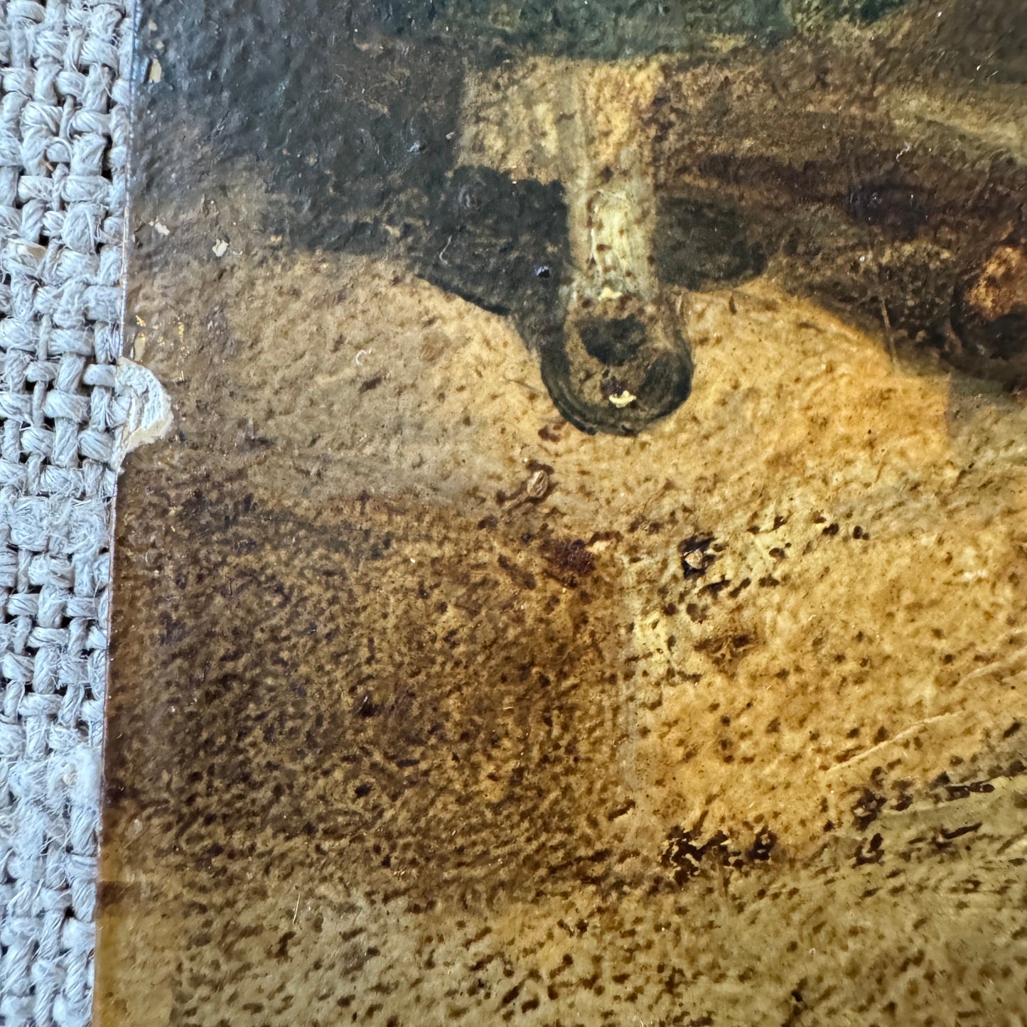 W Carse, early 1800s. Oil on Board Painting