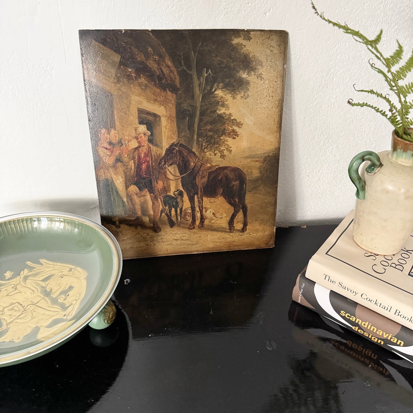 W Carse, early 1800s. Oil on Board Painting