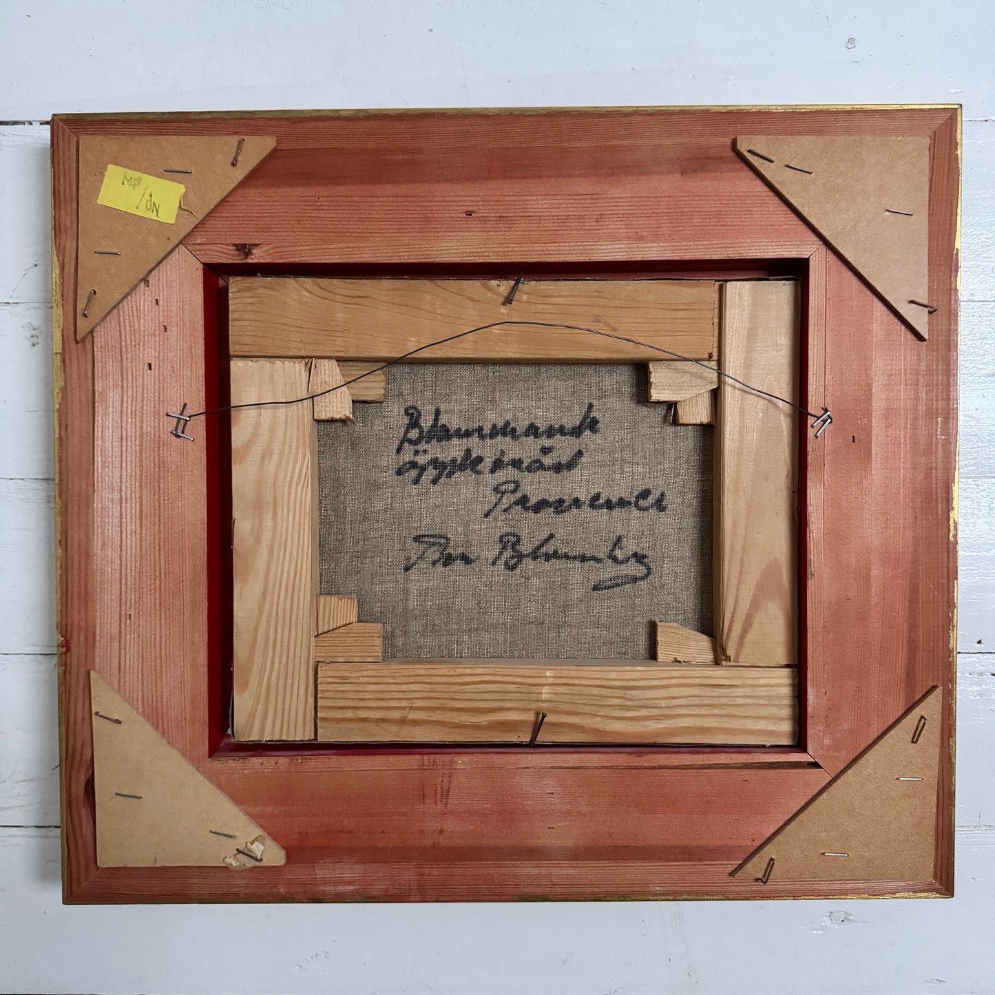 Blooming Apple Trees in Provence. Vintage Oil Painting by Per Blomberg.