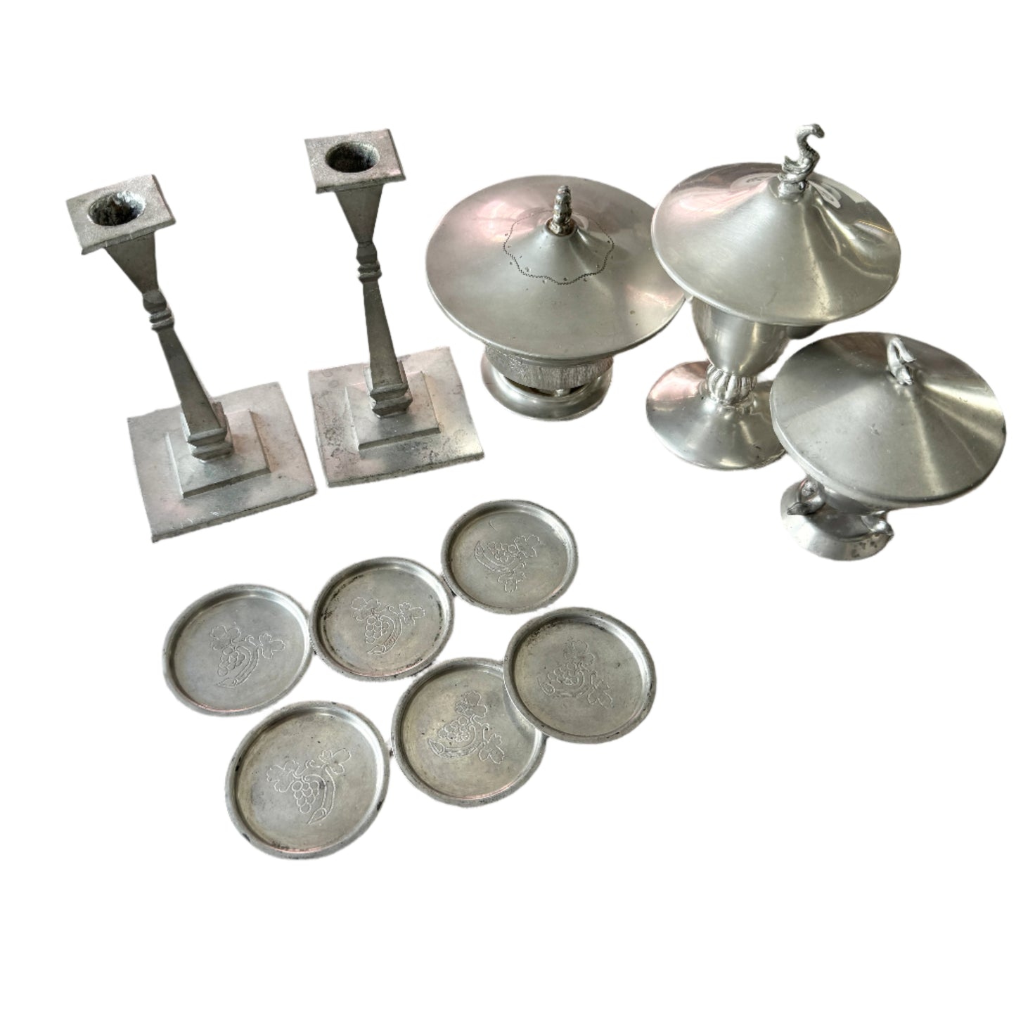 Sweden ca 1930. Pewter Art Deco.