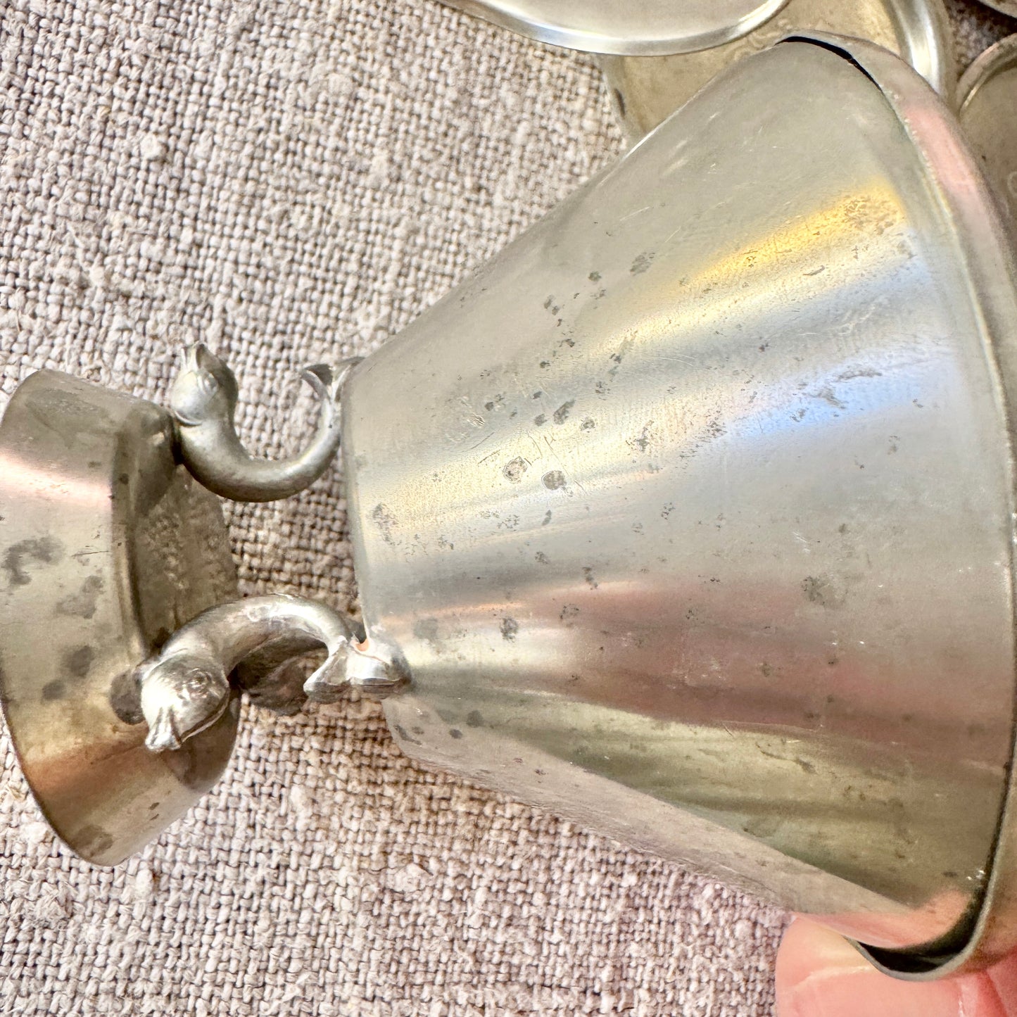 Sweden ca 1930. Pewter Art Deco.