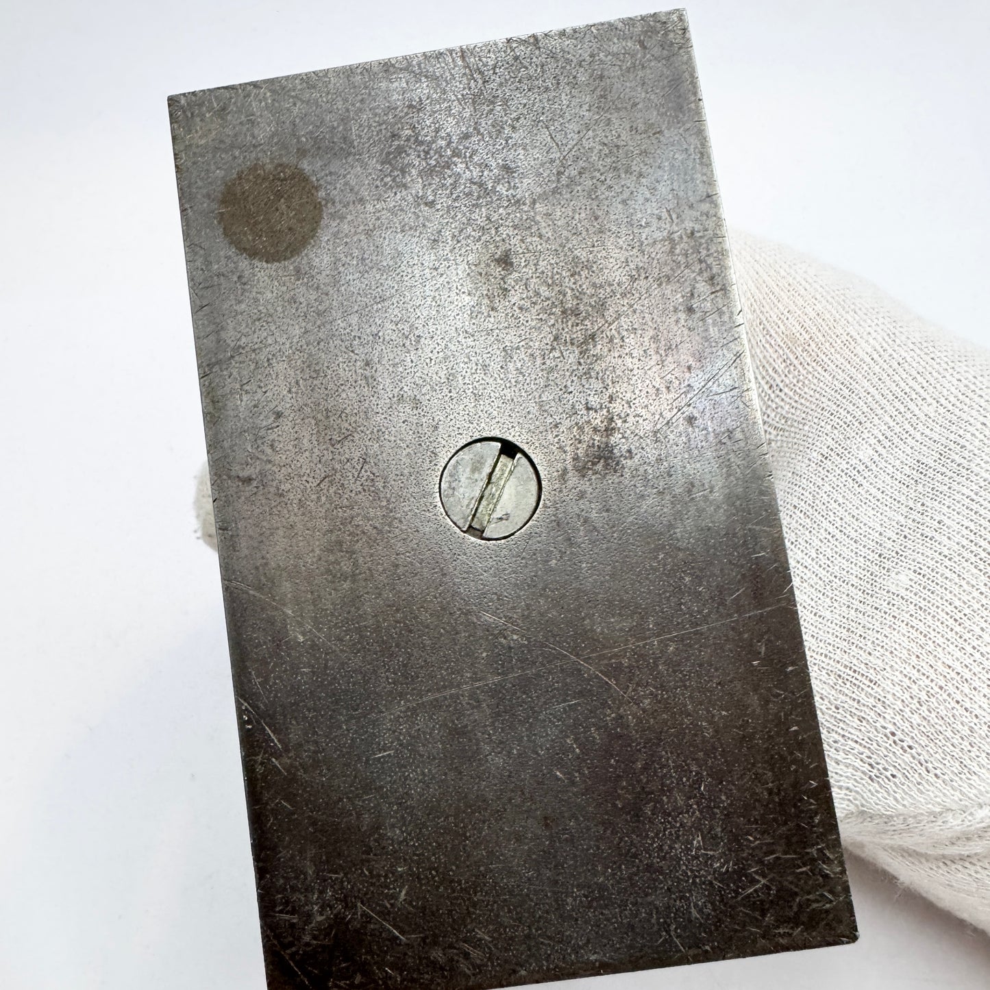 Vintage Chunky Steel Dice Paperweight